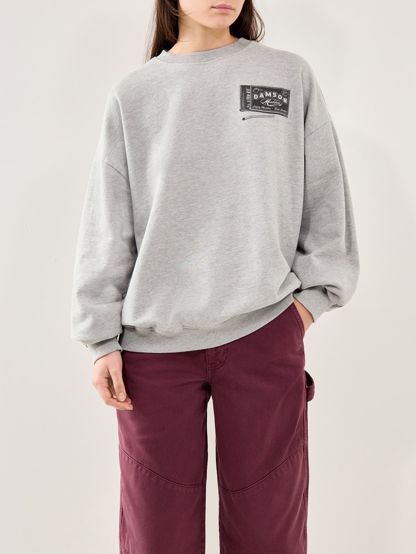 General Store Sweatshirt Grey Marl