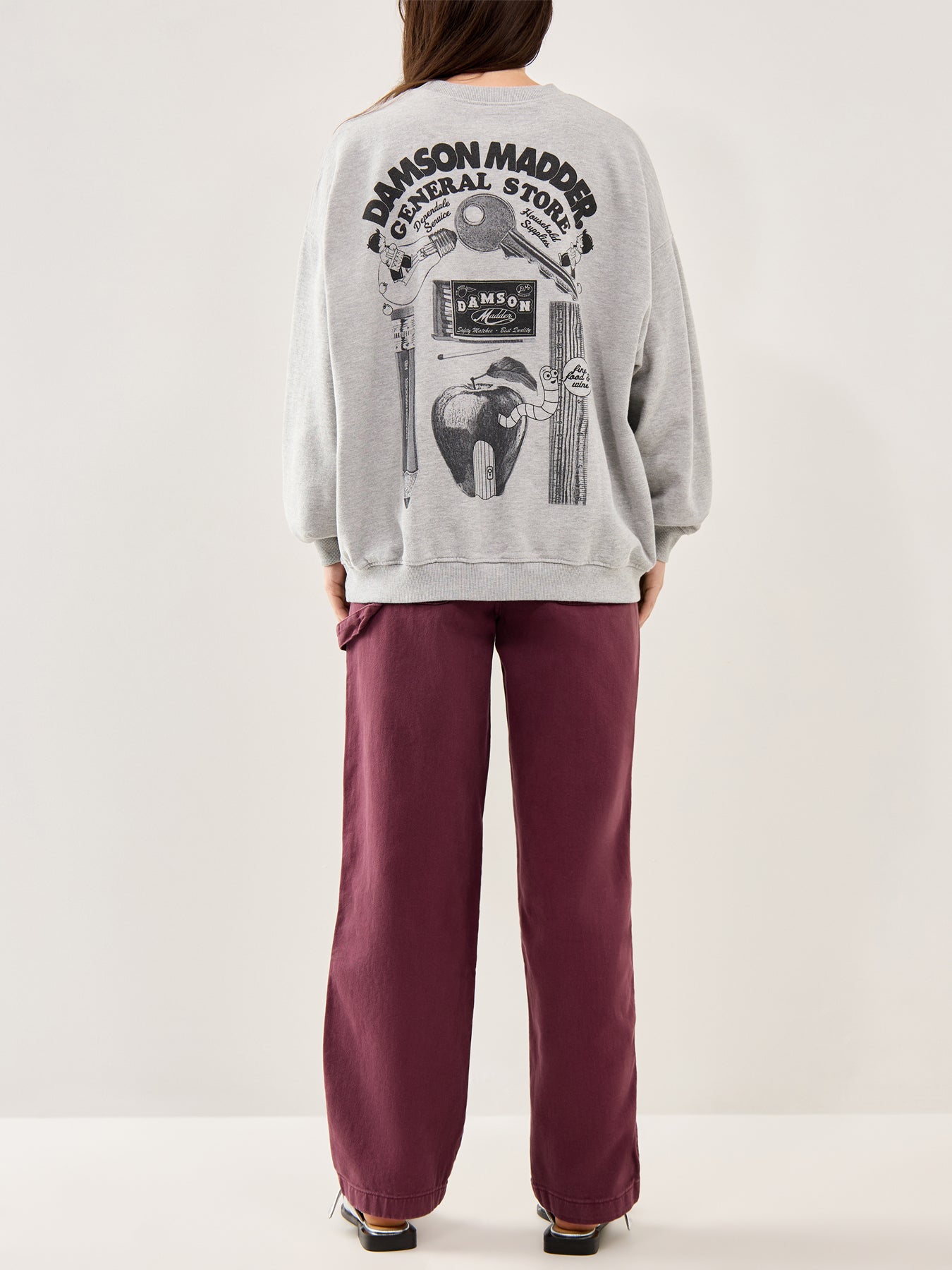 General Store Sweatshirt Grey Marl