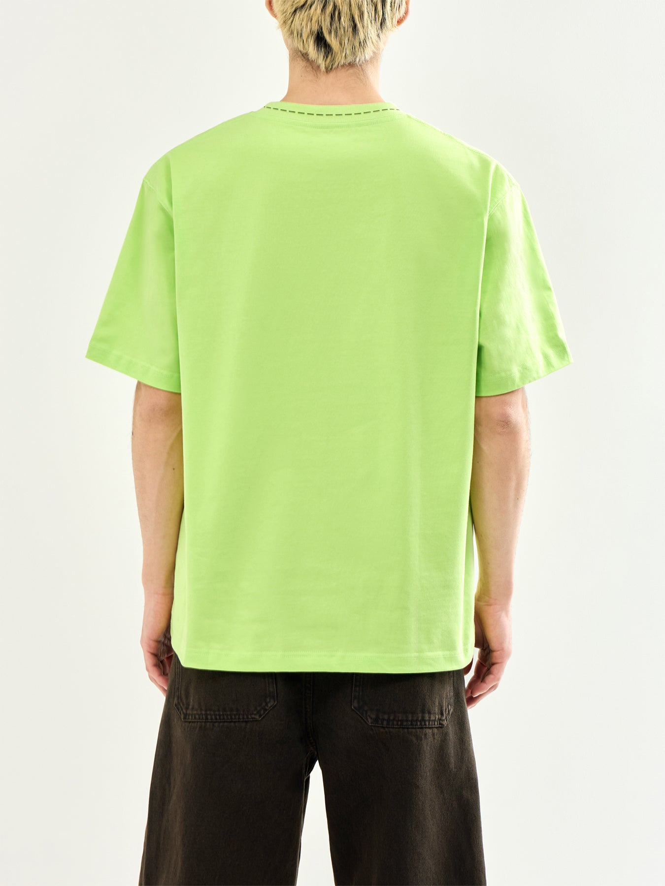 Cut Here Heavyweight T-Shirt Green