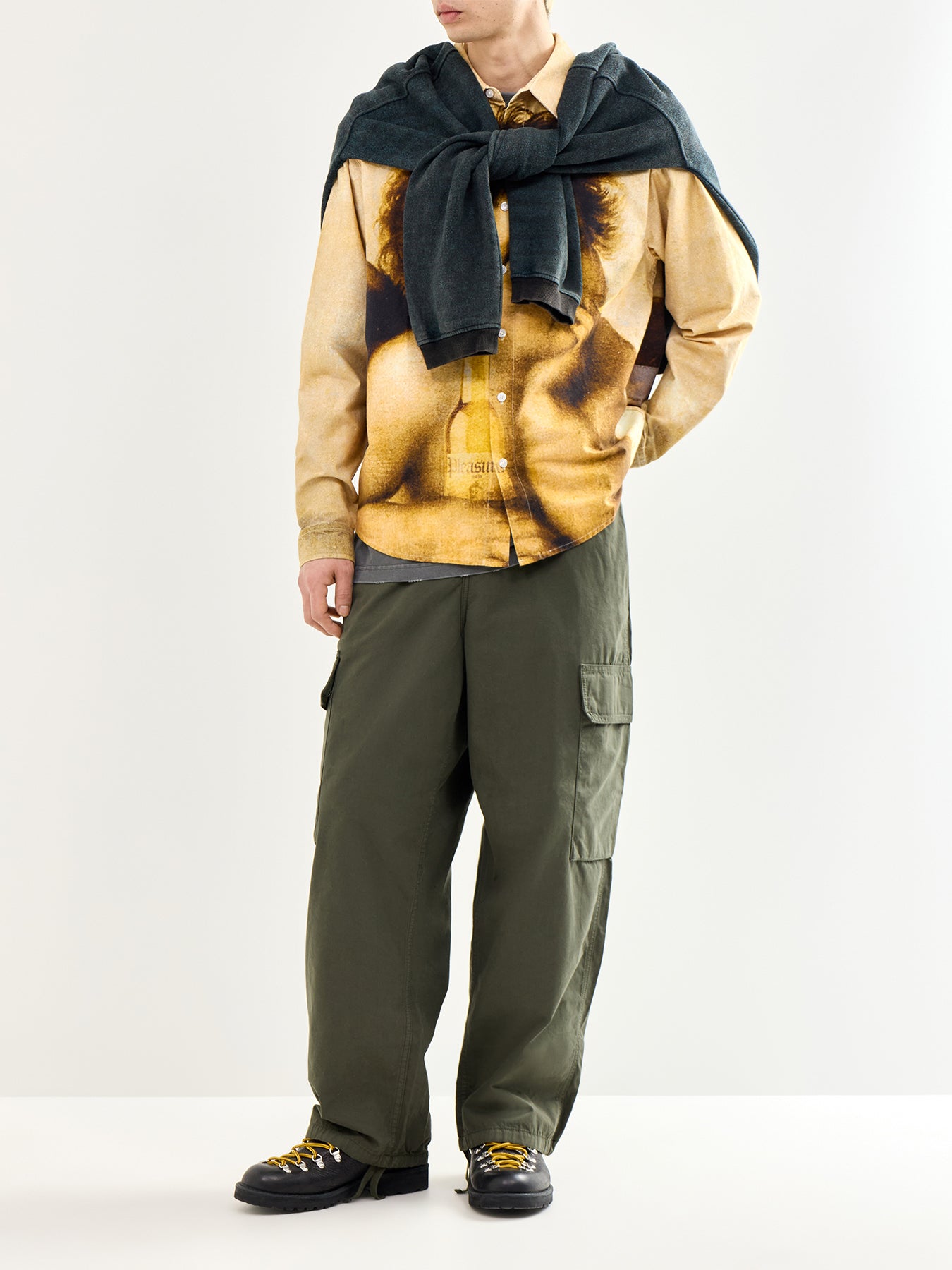 Cherub Button Up Shirt Multi