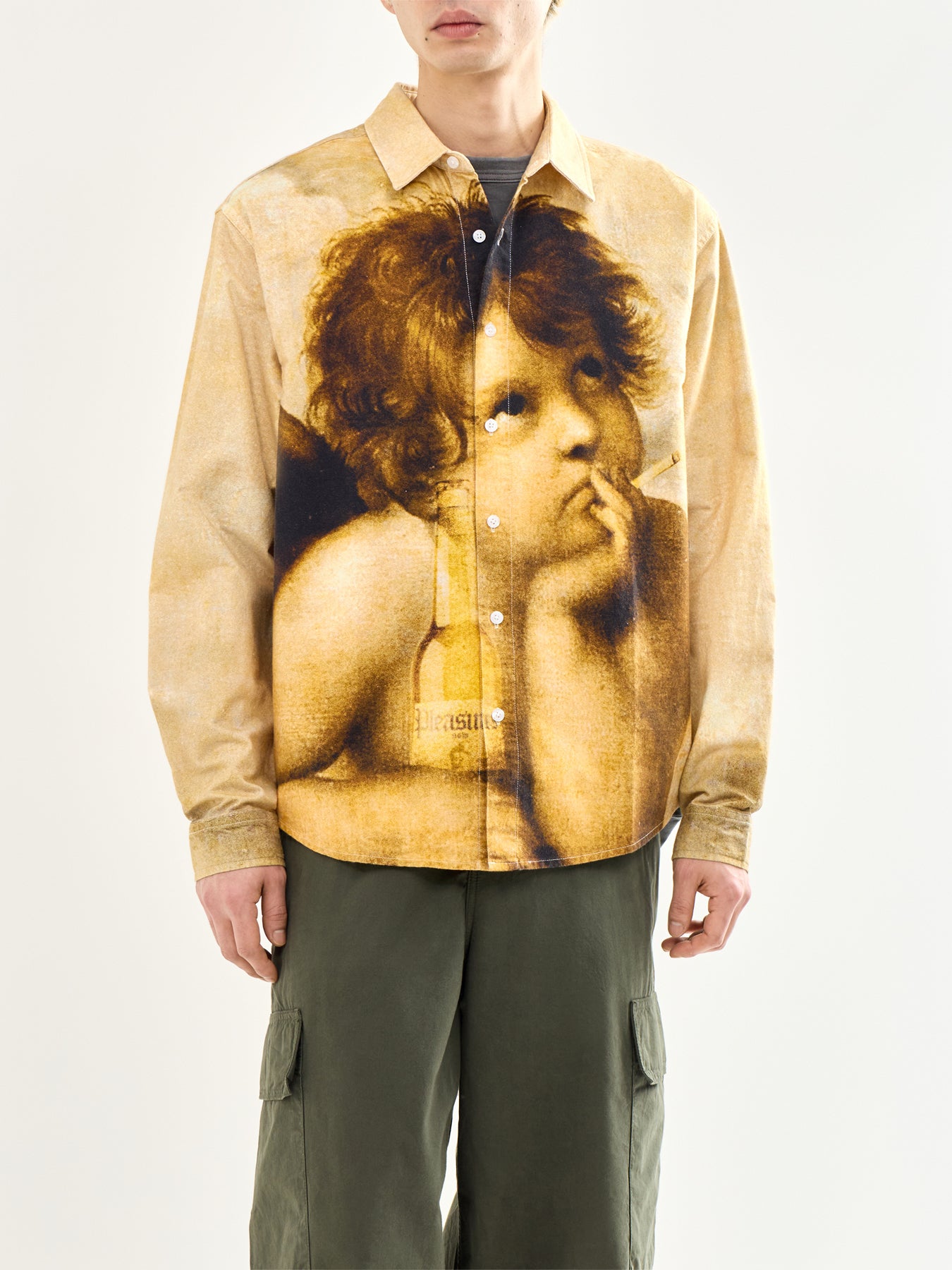 Cherub Button Up Shirt Multi