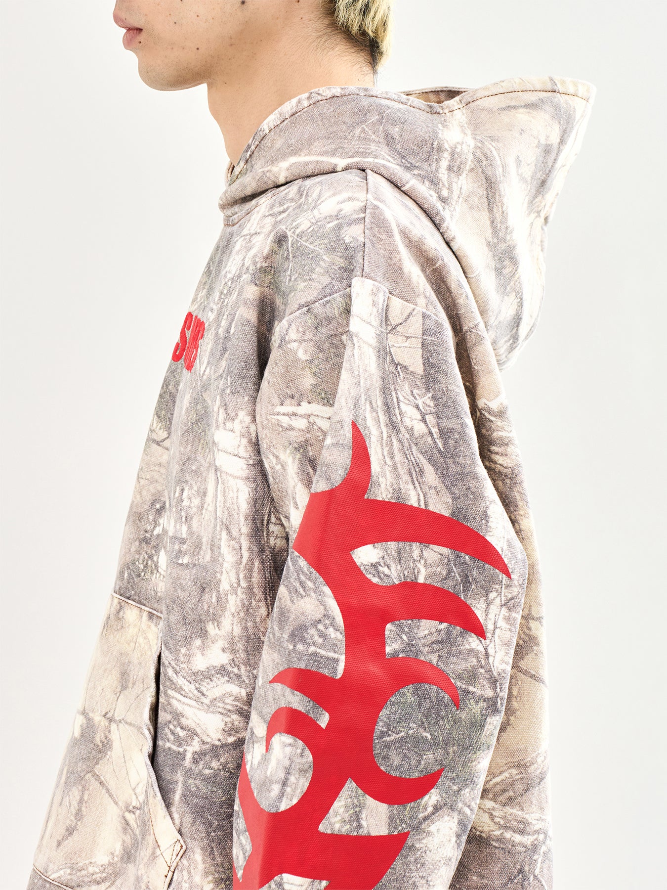 Hunt Canvas Poncho Hoodie Multi