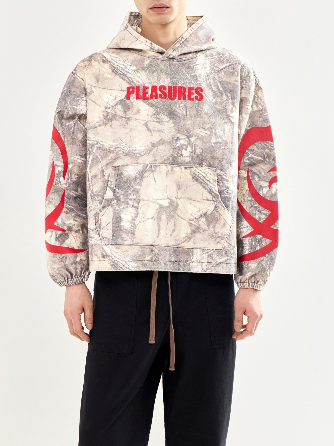 Hunt Canvas Poncho Hoodie Multi