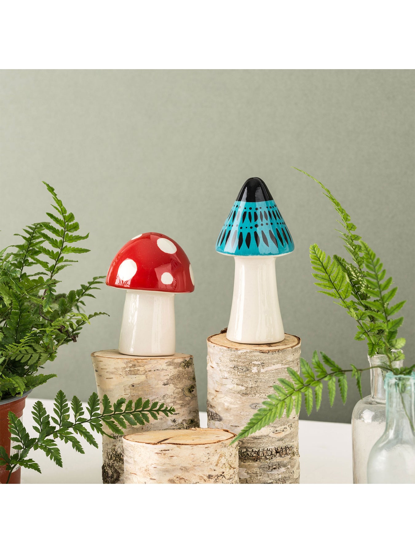 Toadstool Salt and Pepper Shakers