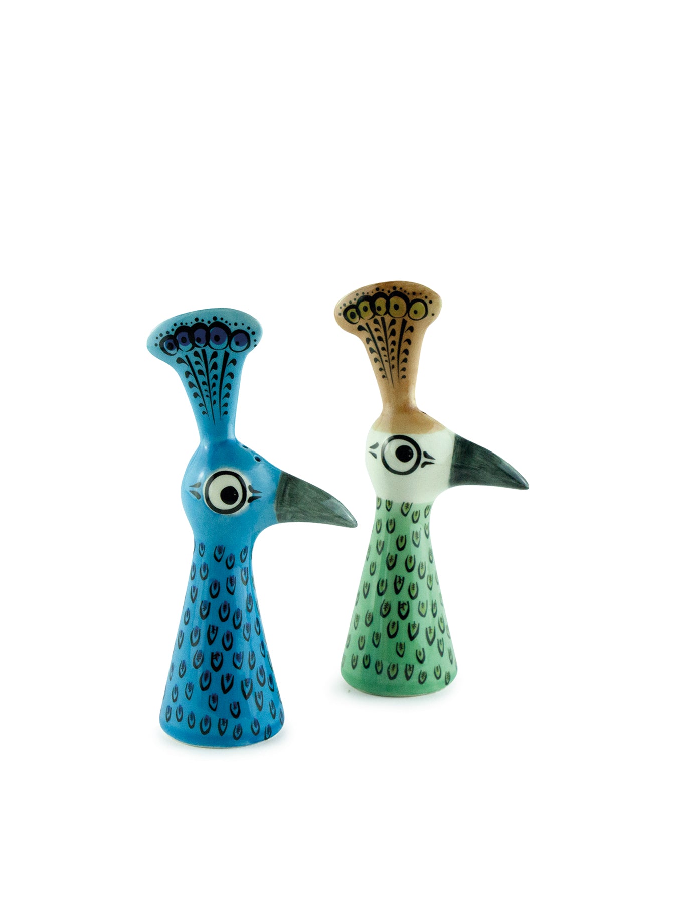 Peacock Salt and Pepper Shakers