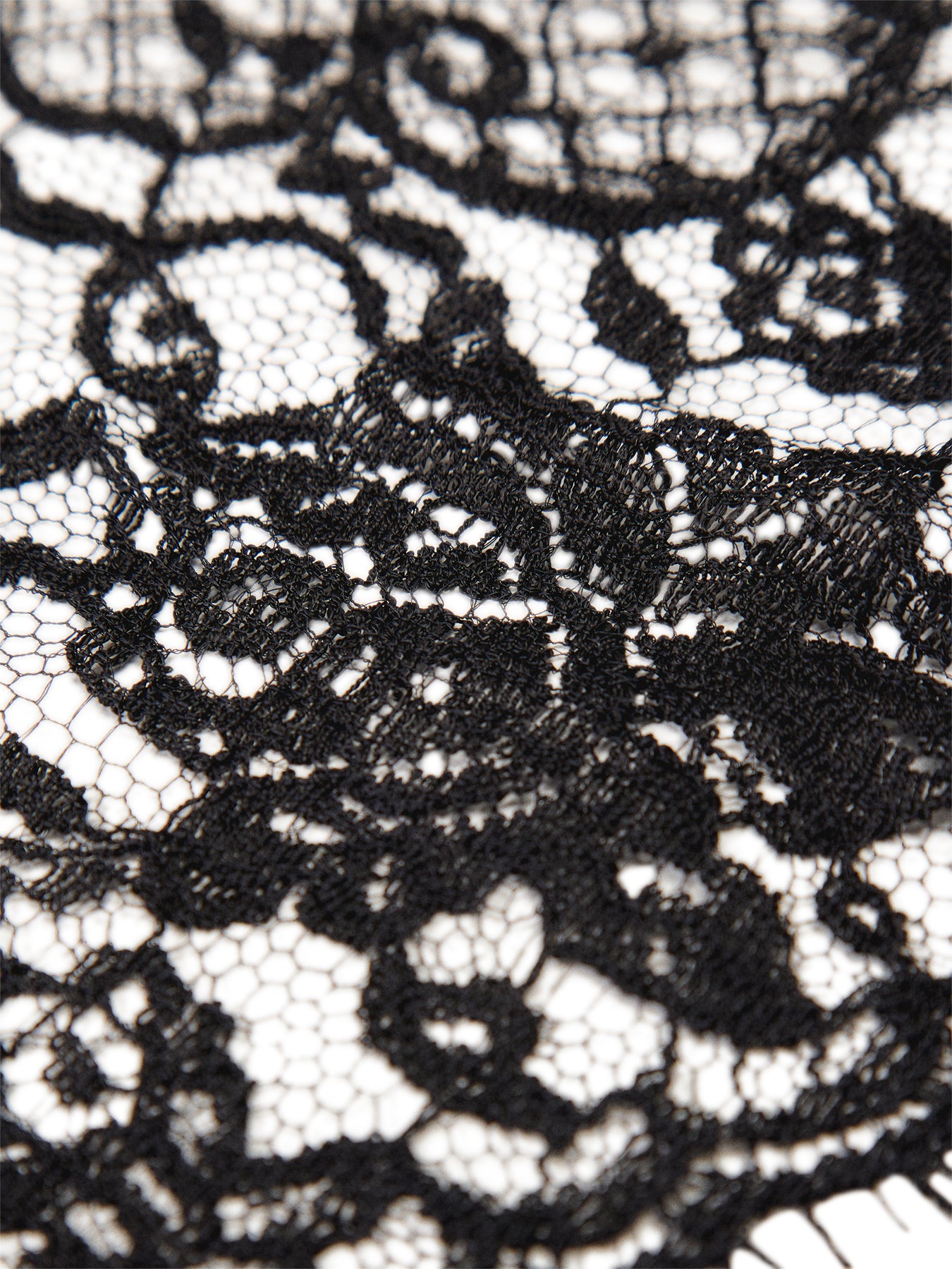 Hera High Neck Balconette Bra Lace Black