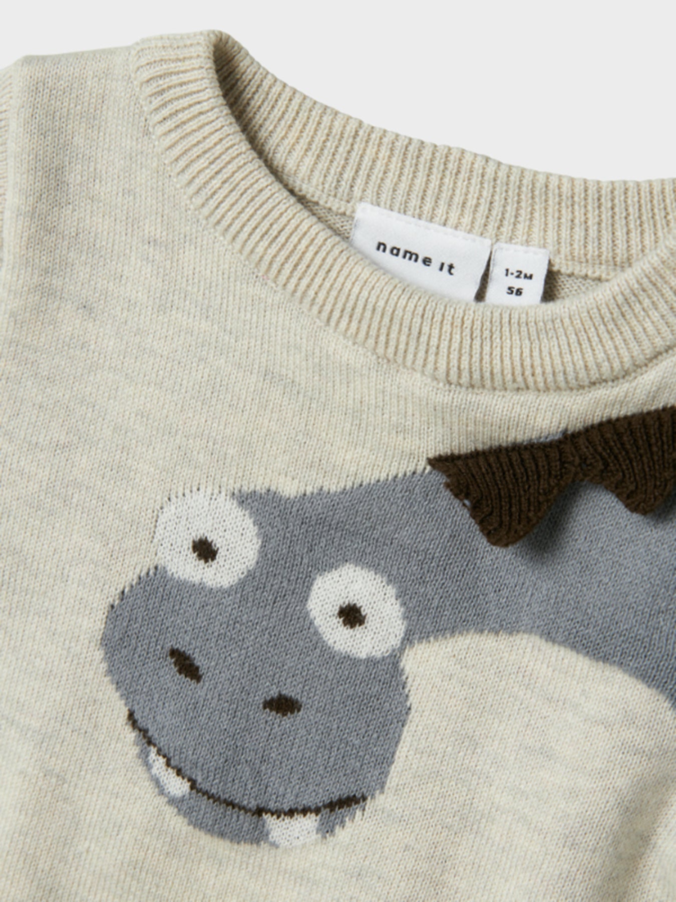 Baby Knit Sweater Beige