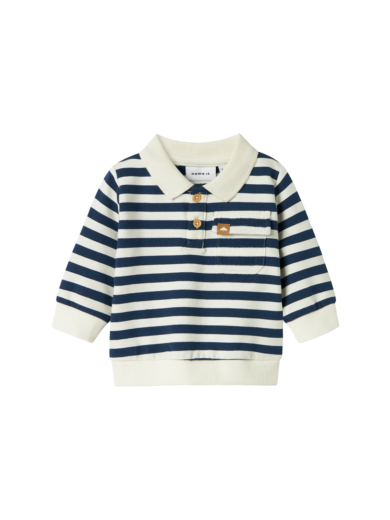 Nilsen Polo Sweatshirt Blue