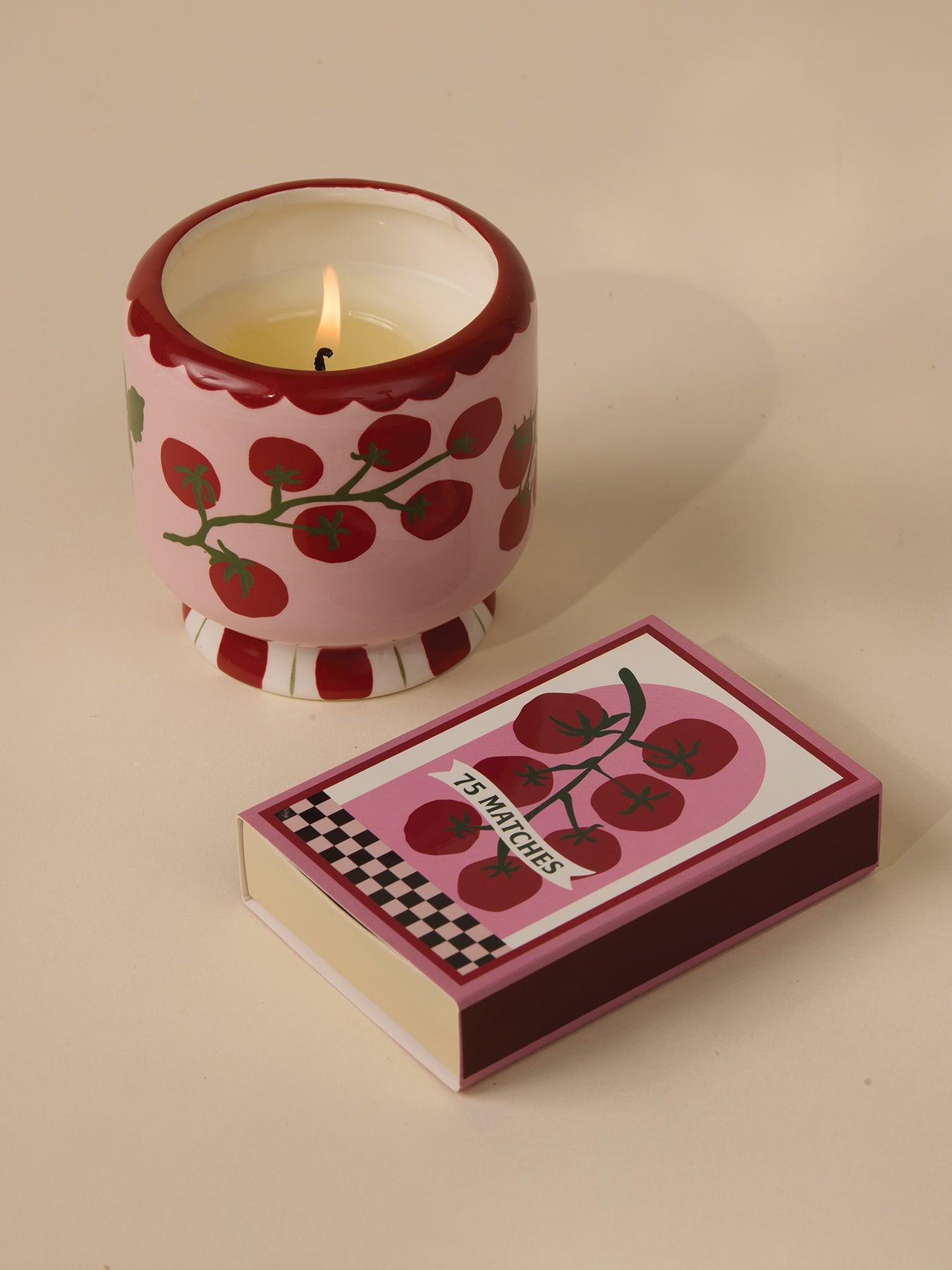 A Dopo Tomato Vine Ceramic Candle 226g