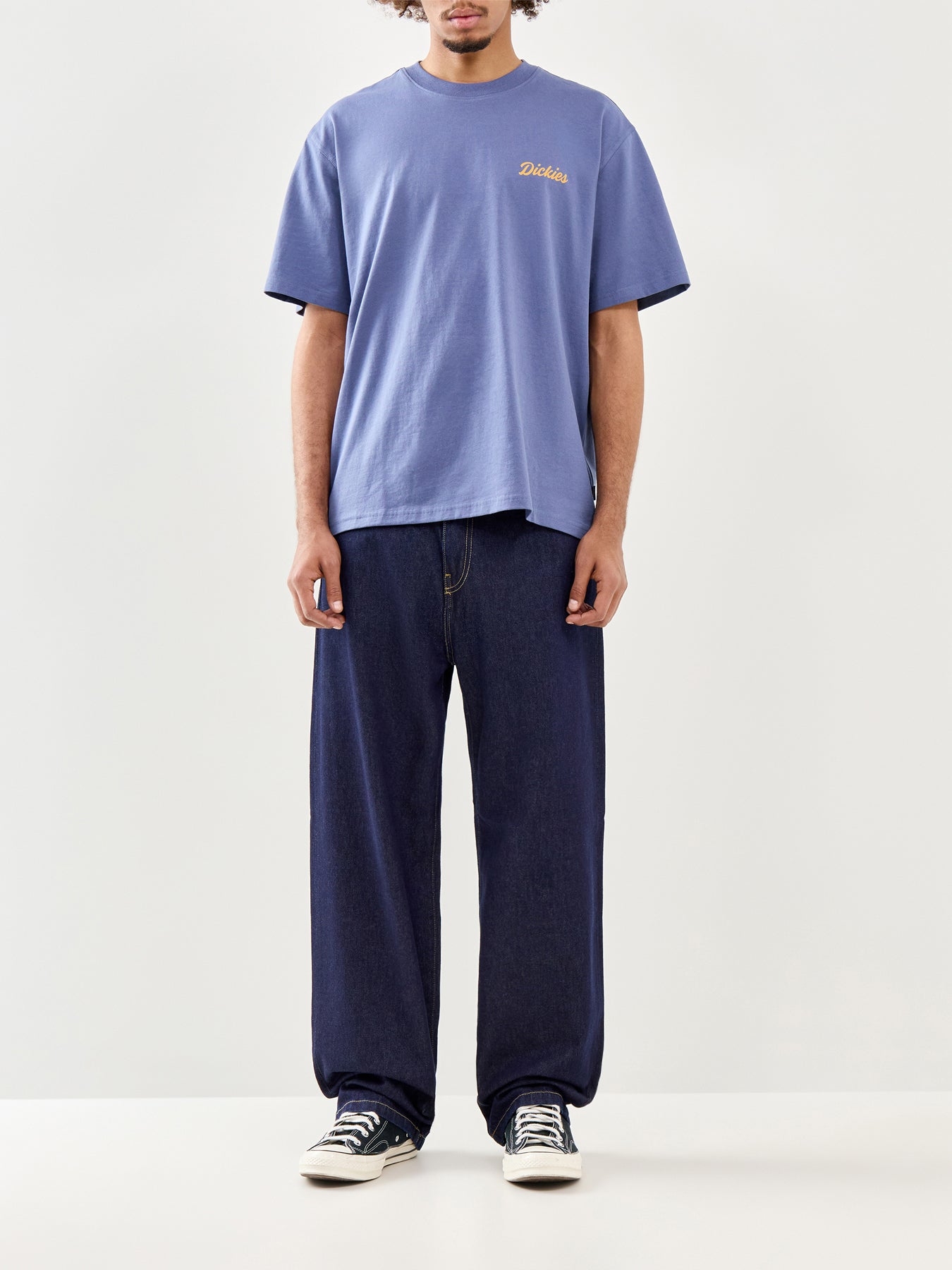Dickies Wellsville Short Sleeve T-Shirt in Blue