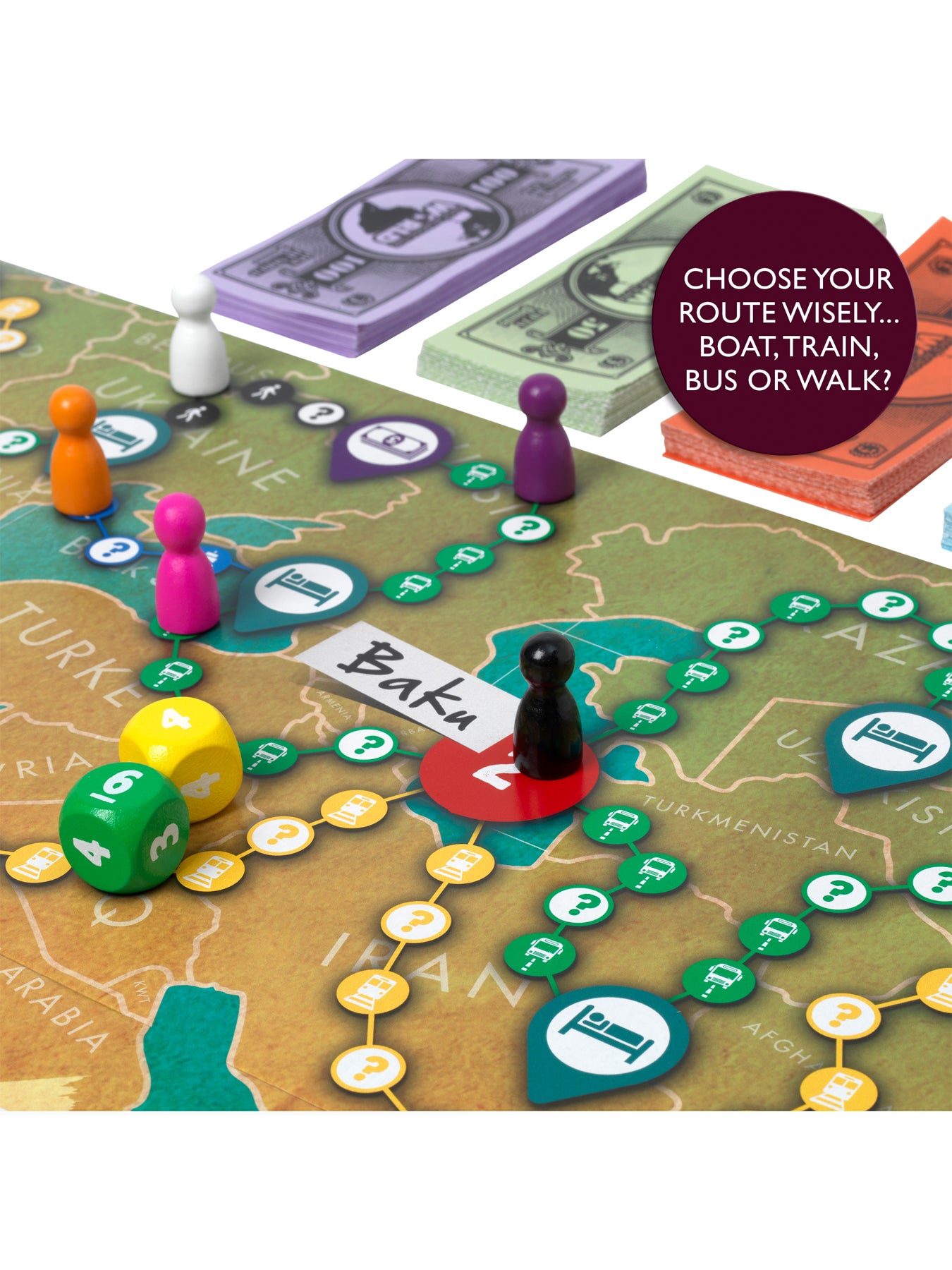 Race Across The World Adventure Board Game