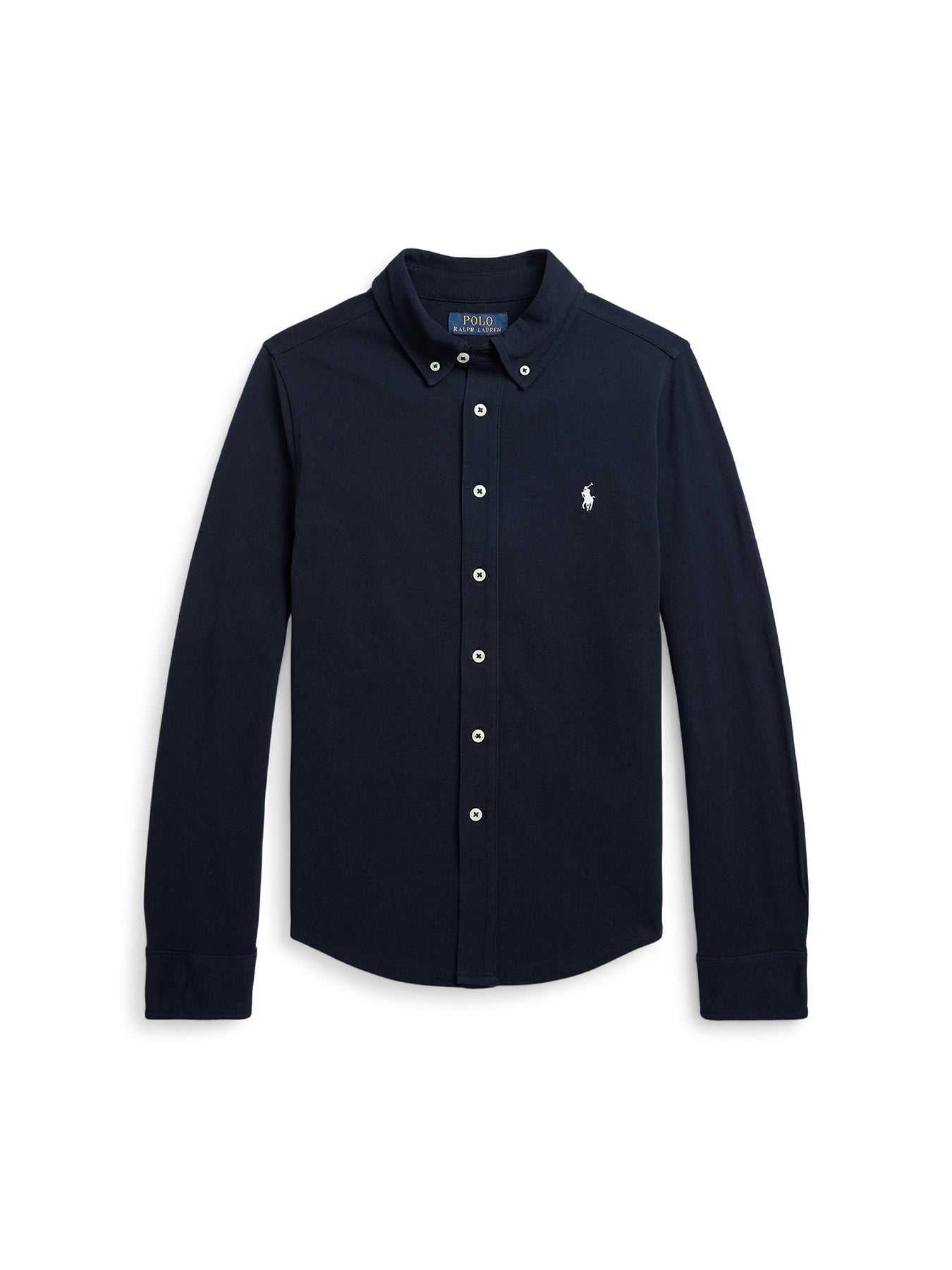 Kids' Featherweight Cotton Oxford Shirt Navy
