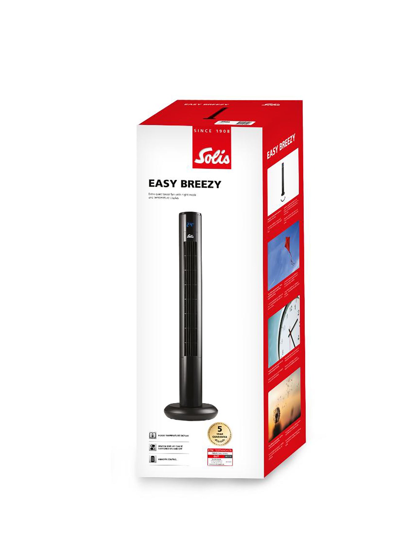Breezy Tower Fan Black