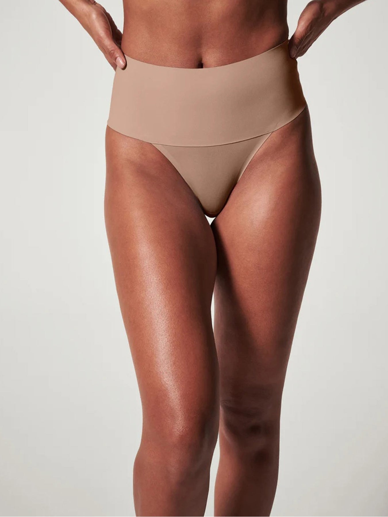 Spanx Supersmooth Undie-Tectable Thong Cafe Au Lait