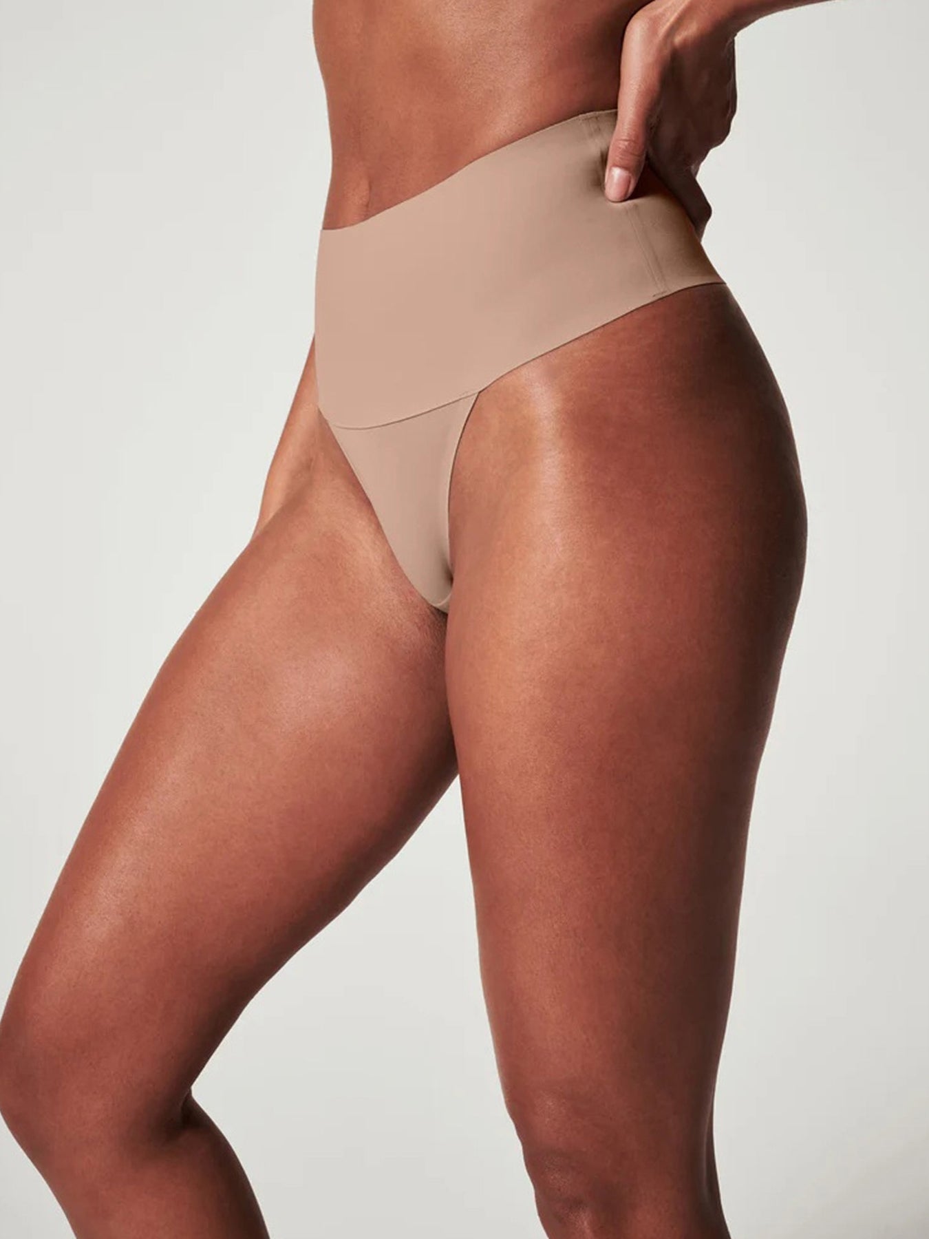 Spanx Supersmooth Undie-Tectable Thong Cafe Au Lait