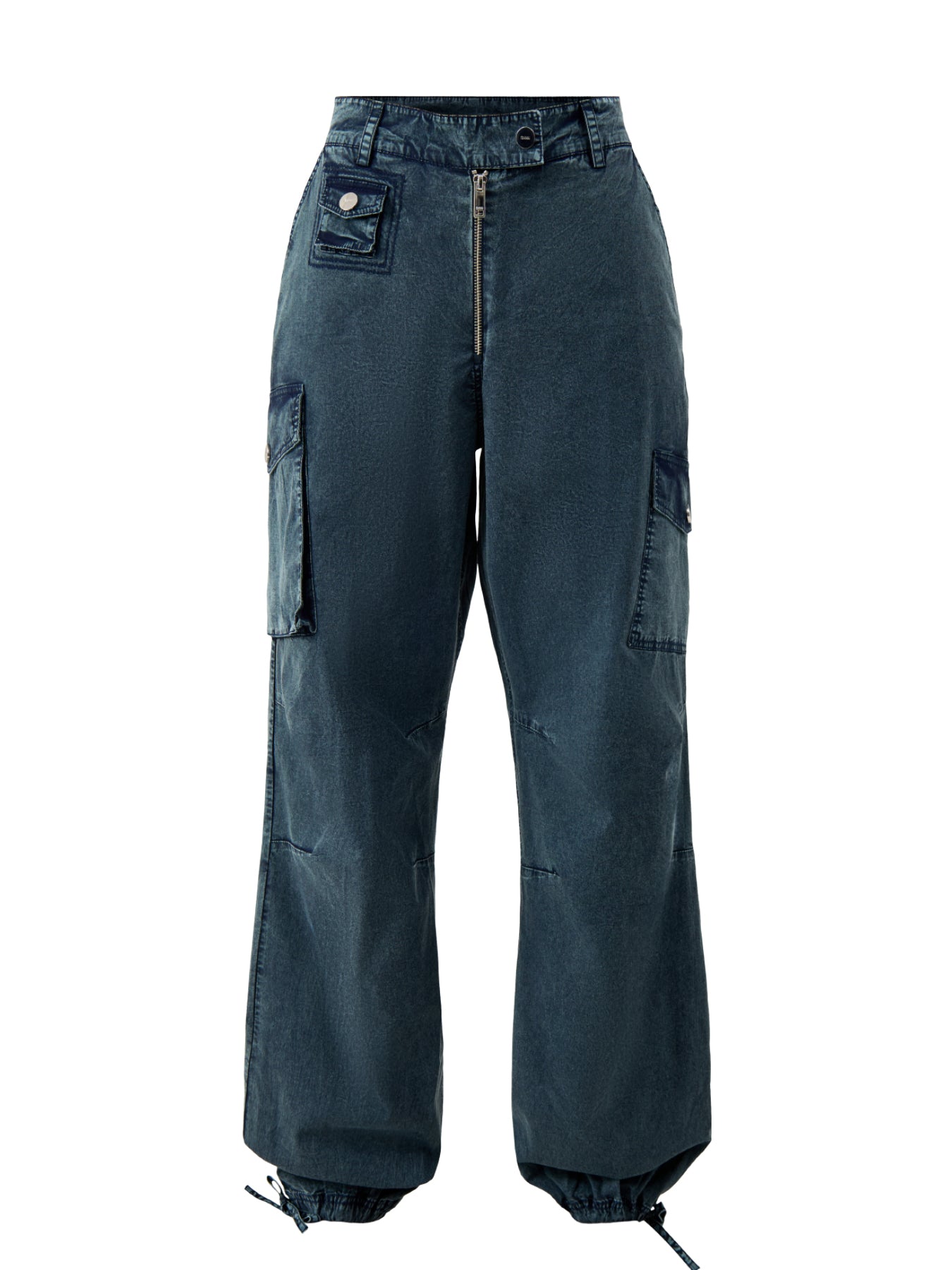 Washed Stretch Cotton Pants Sky Captain