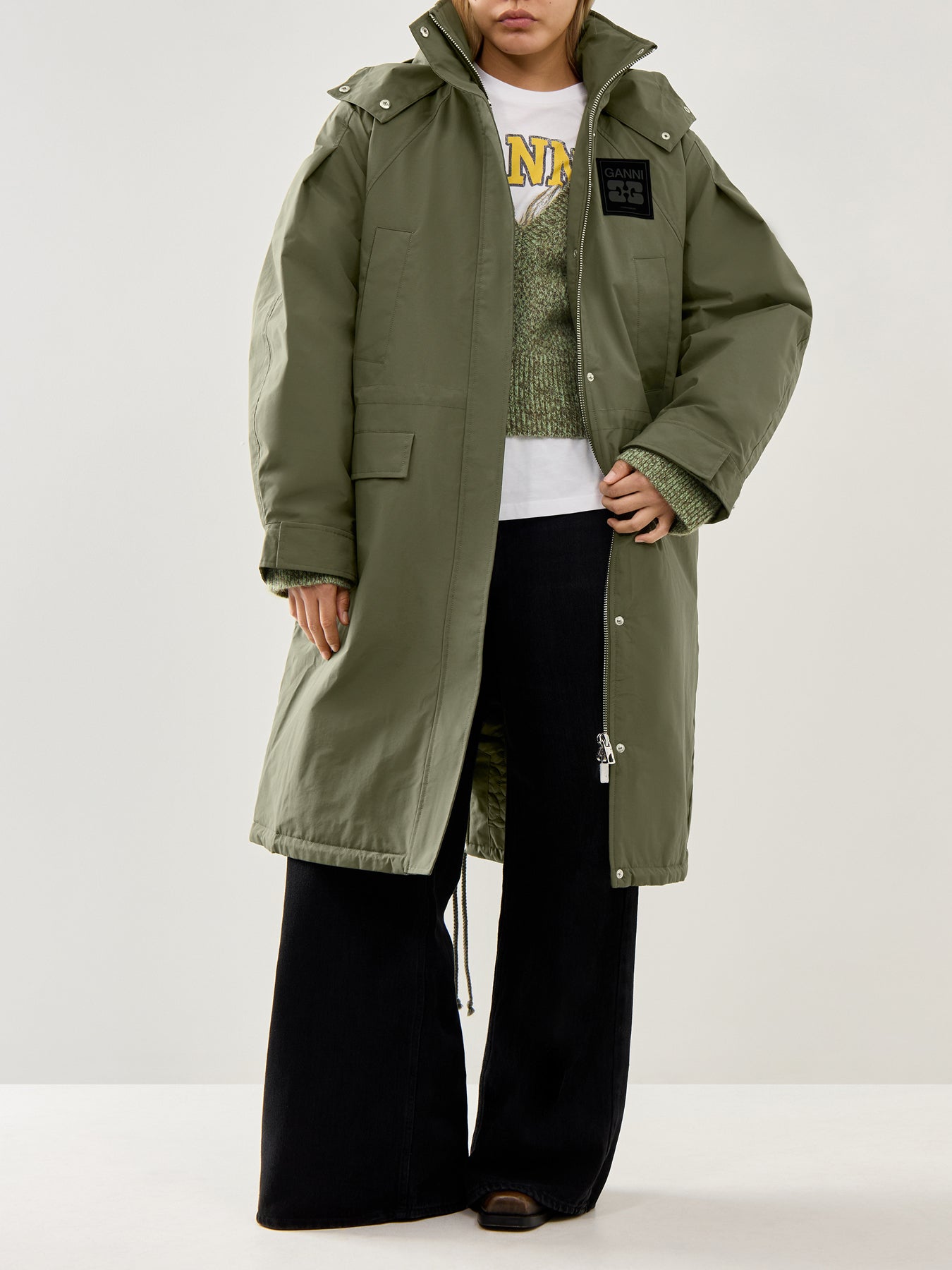 Ripstop Tri-Layer Parka Coat