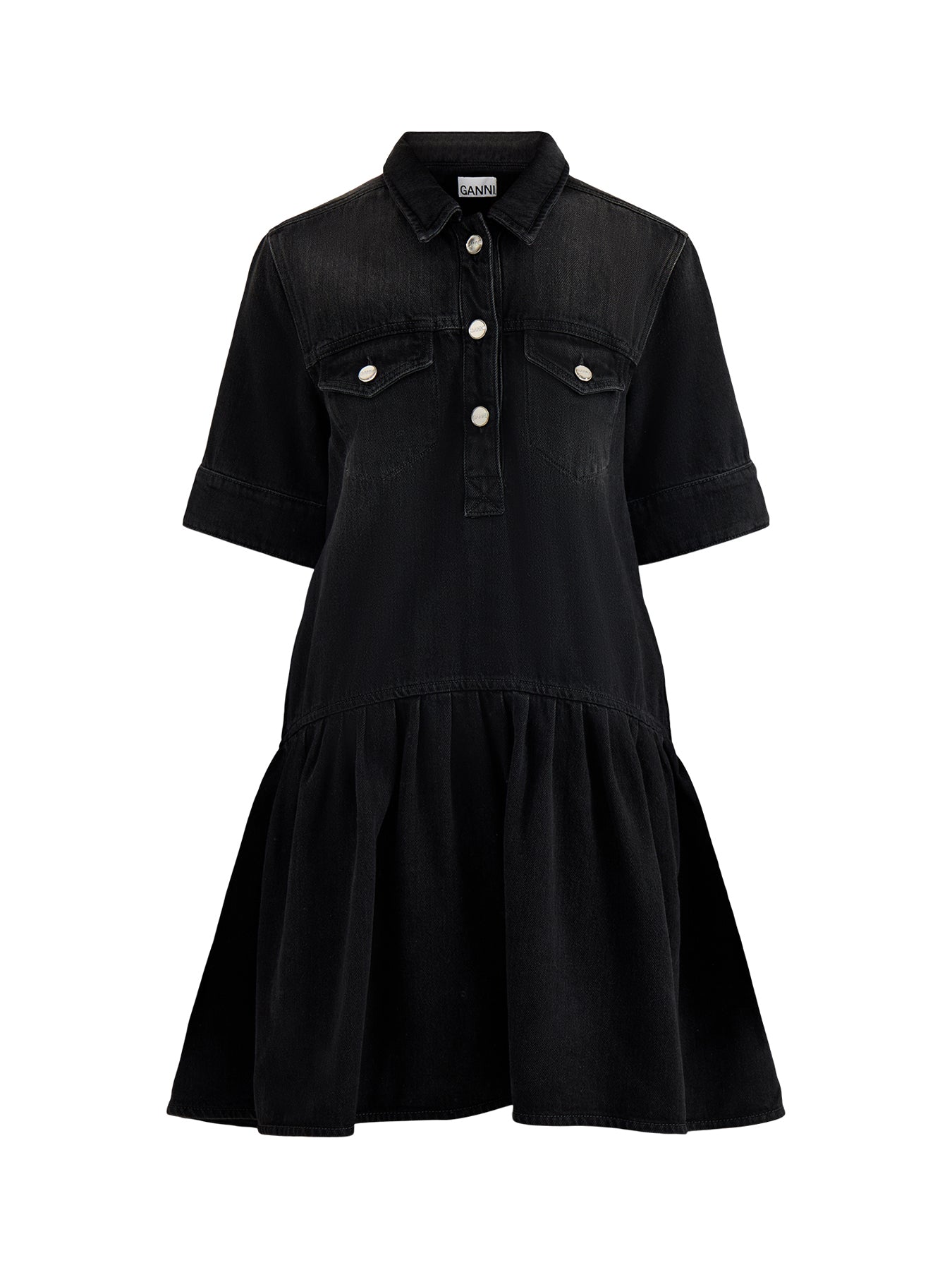 Denim Mini Dress Blue