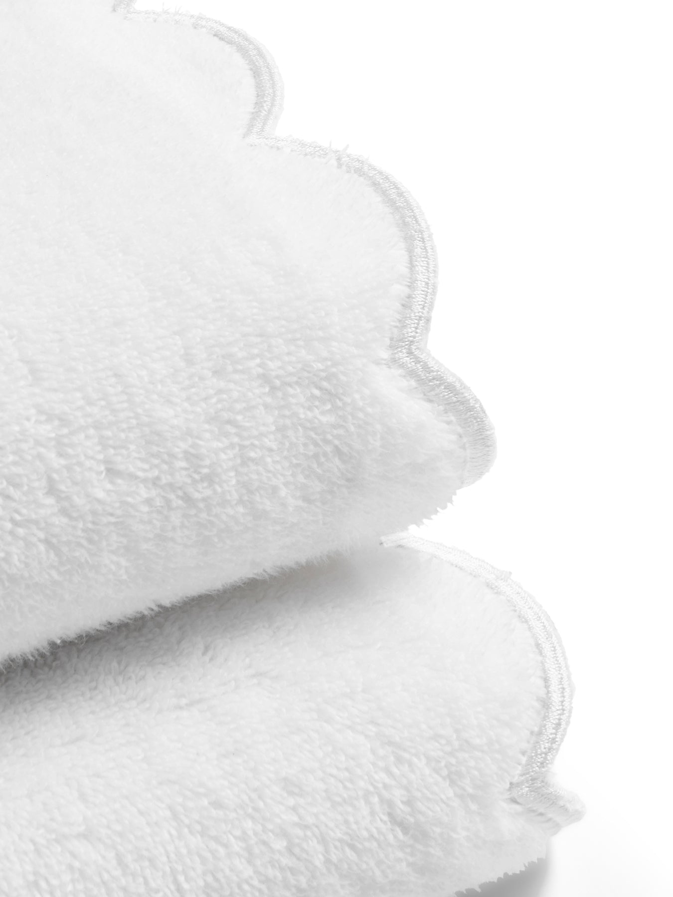 Scallop Edge Cotton Towel