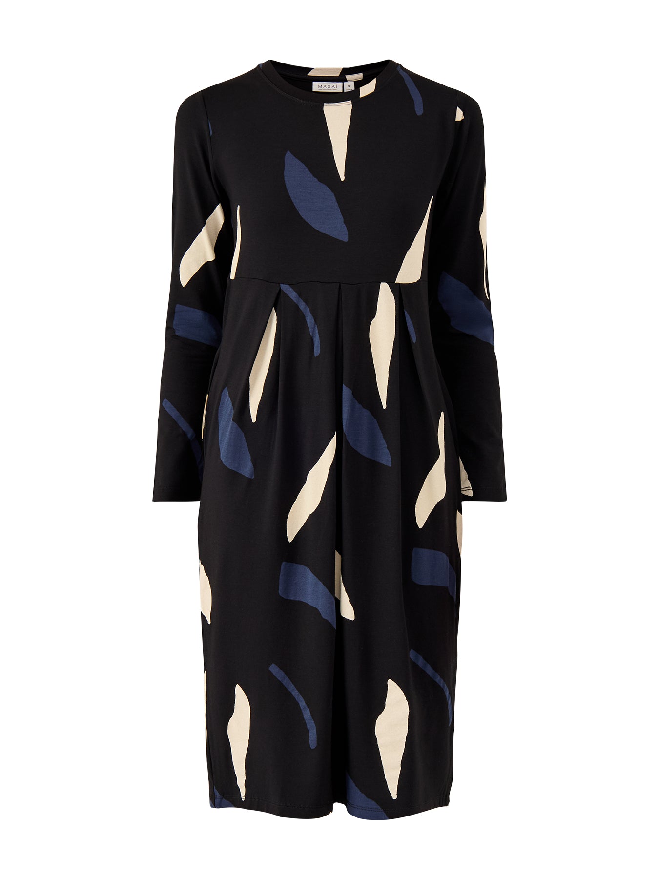 Manamo Printed Dress Navy Blazer