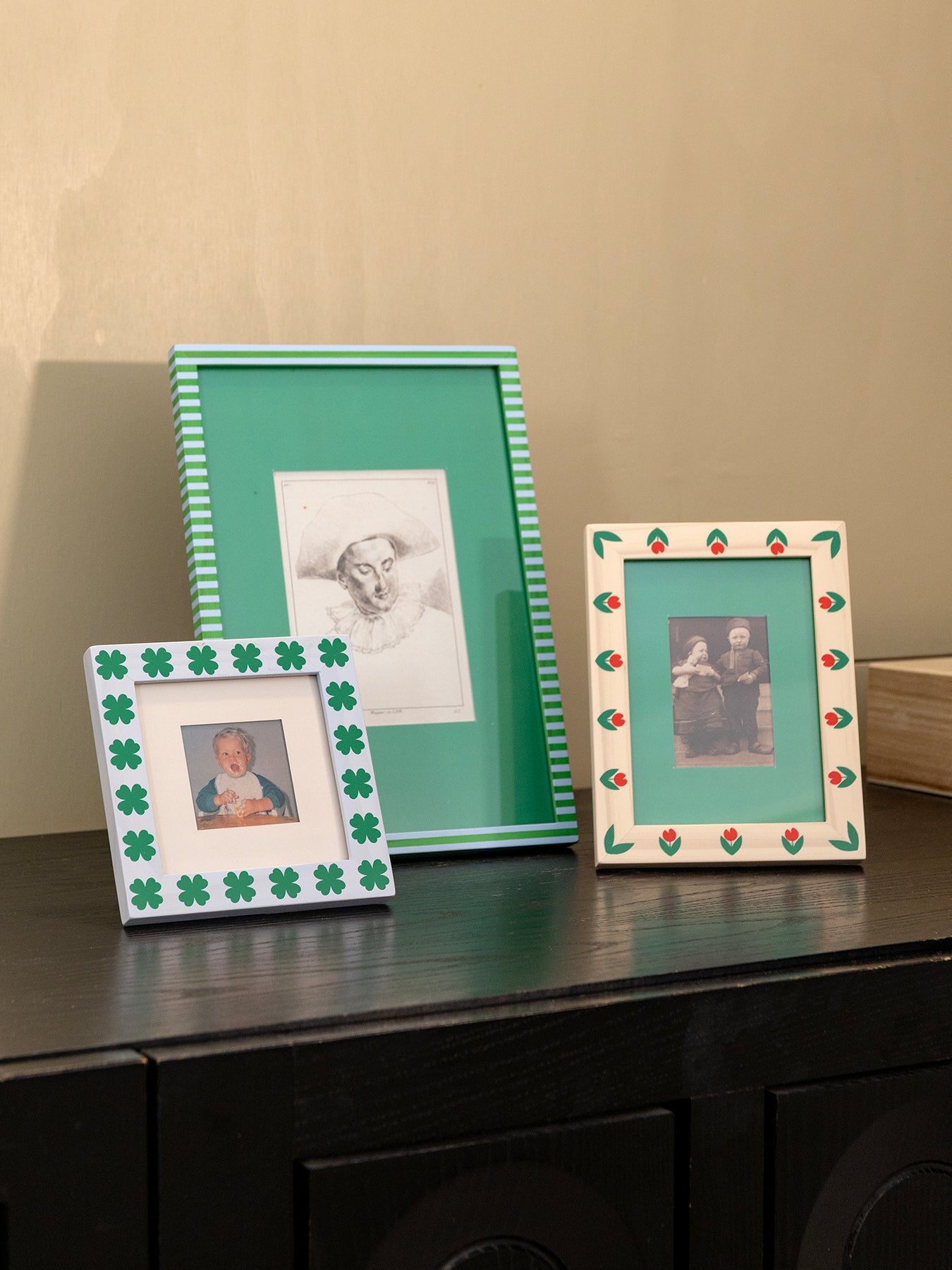 Photo Frame Patch Large Stripe