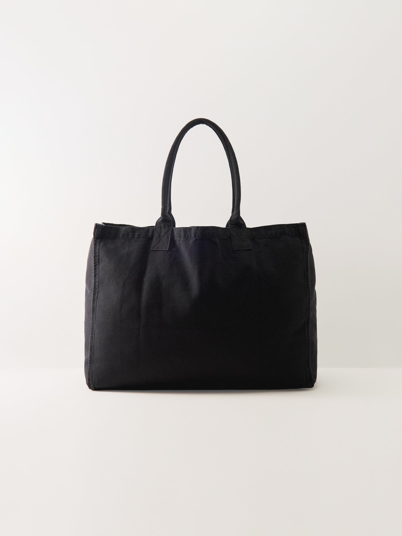 Leo Canvas Tote Bag Black