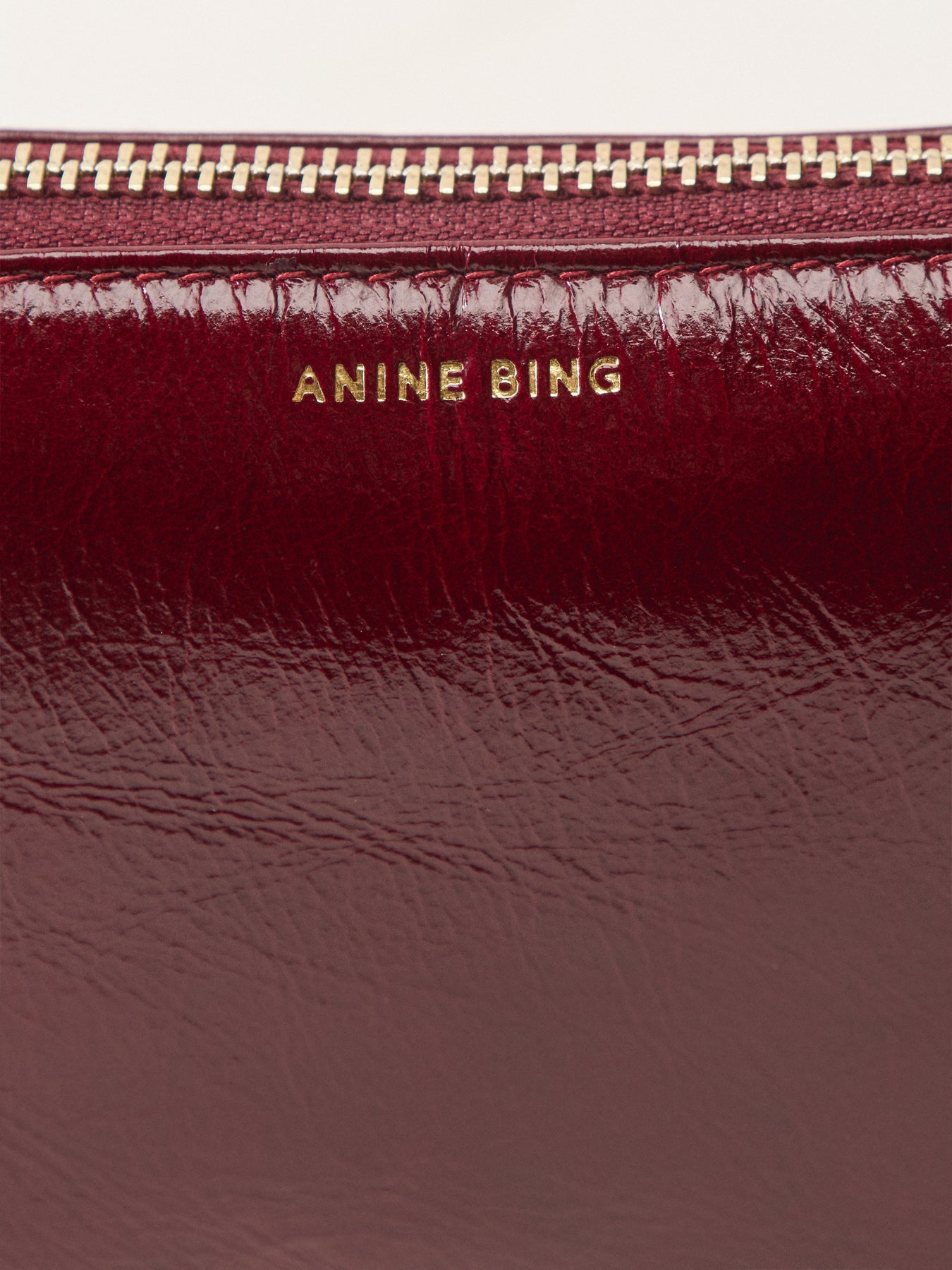 Mini Elly Patent Bag Burgundy