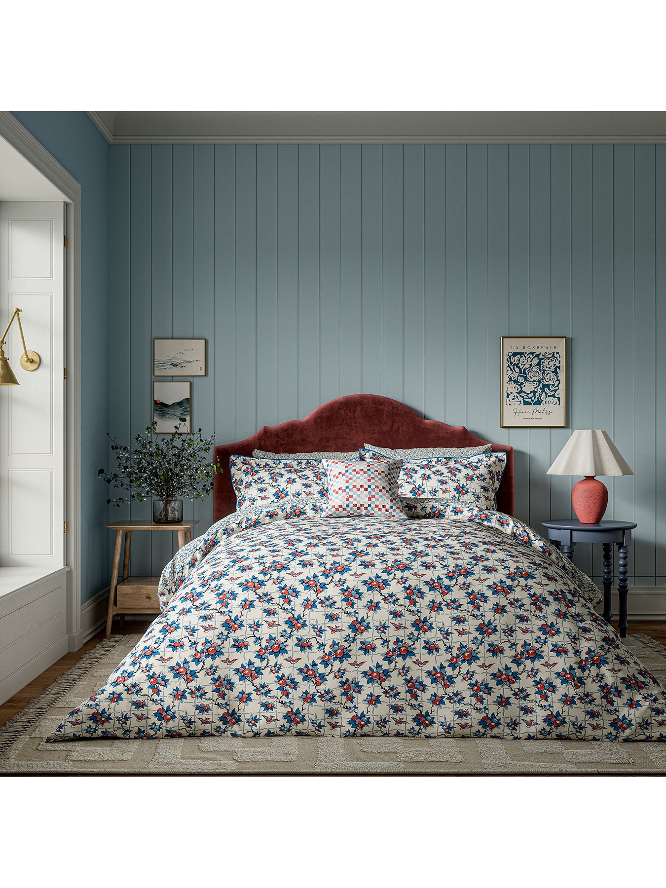 Berry Grove Cover Set Blue