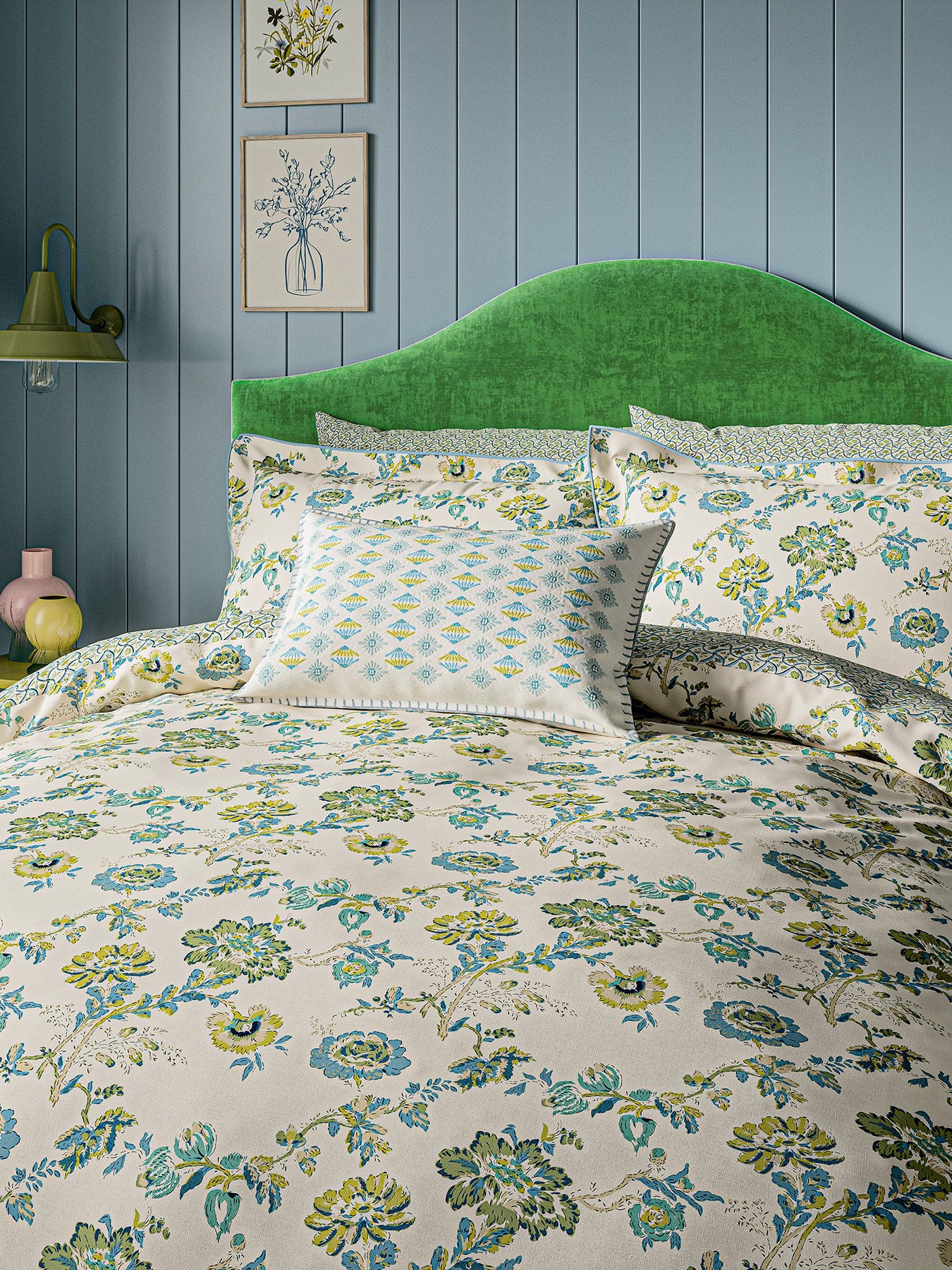 Orchard Cover Set Green by Land & Shore Double Green