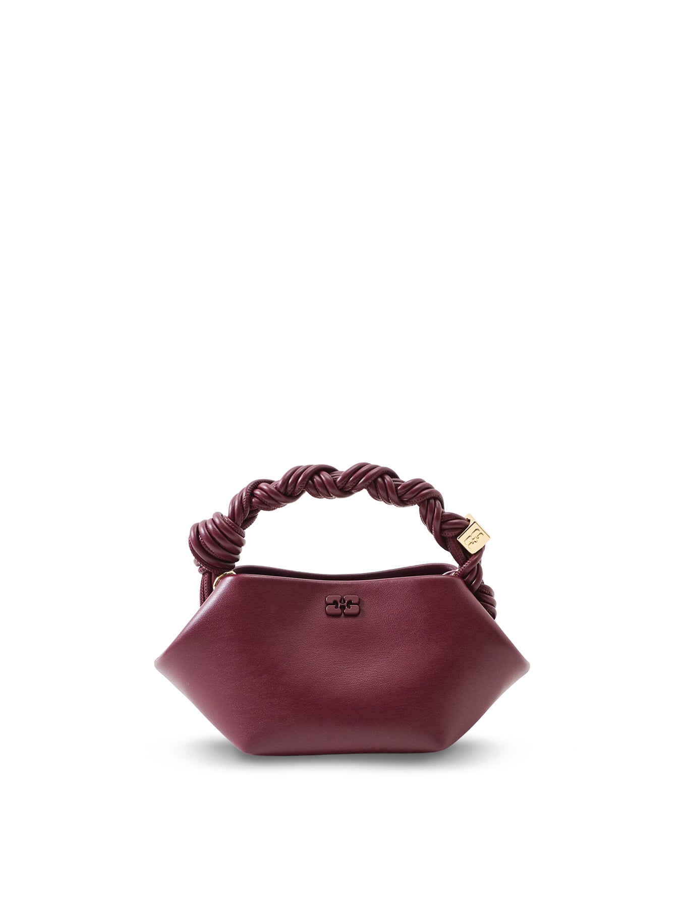 GANNI Bou Mini Crossbody Bag Burgundy