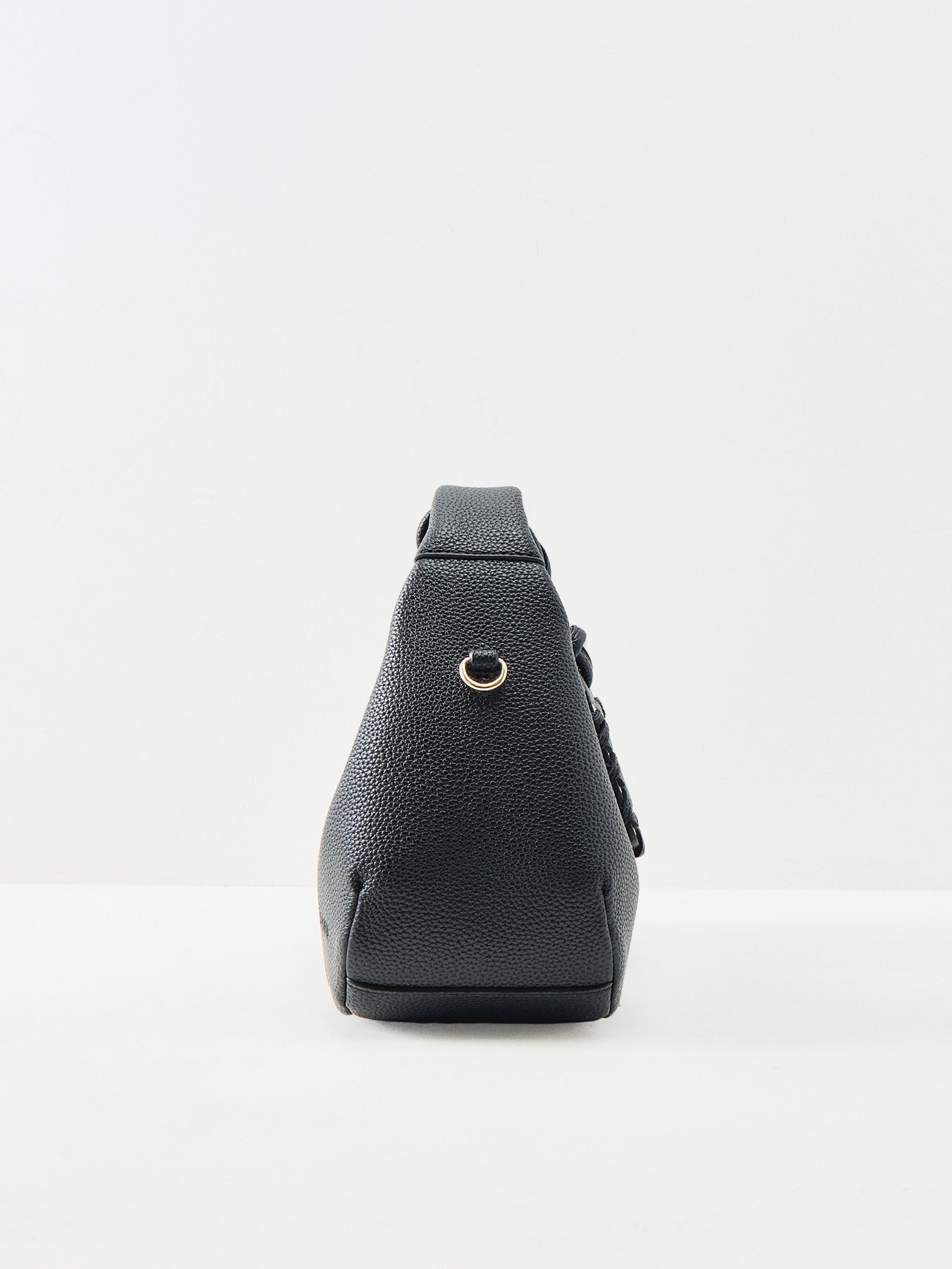 Mini Grained Crossbody Bag Black