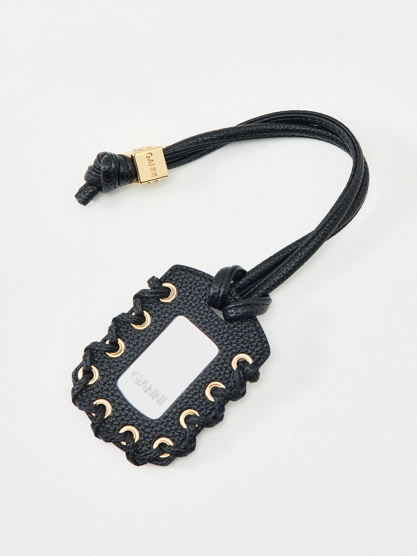 Mini Grained Crossbody Bag Black