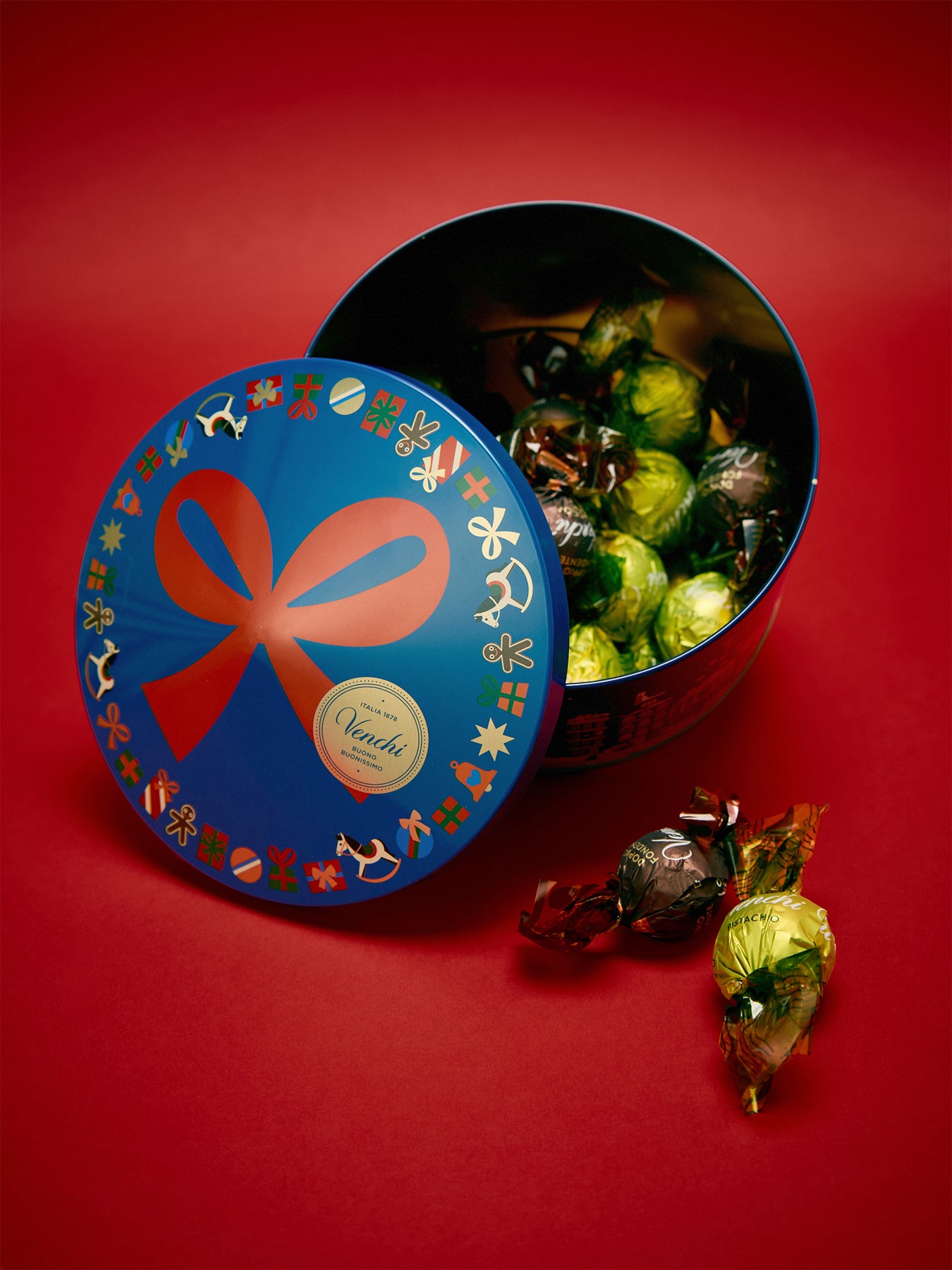 Venchi Christmas Hamper Tin 205g