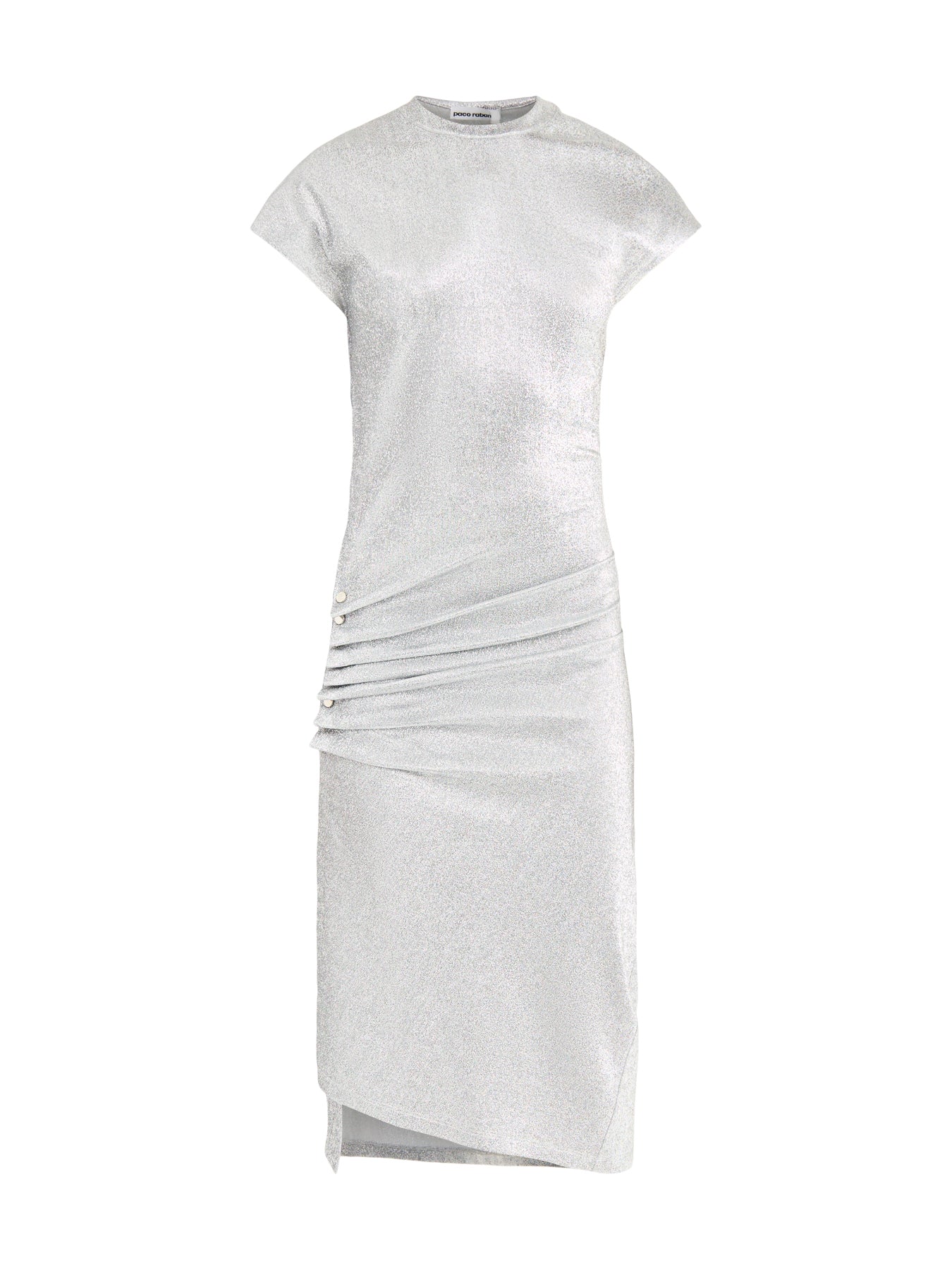 Robe Side Button Short Sleeve Grey