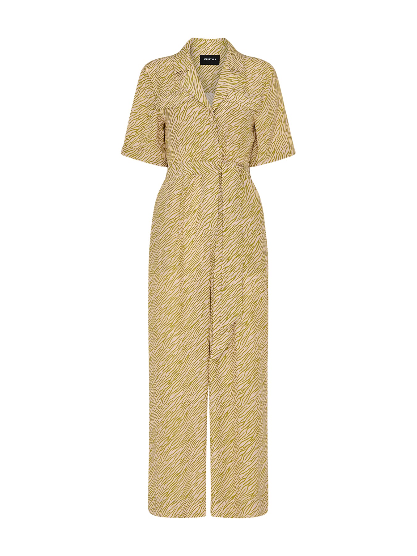 Green/Multi Kelly Tiger Flame Jumpsuit