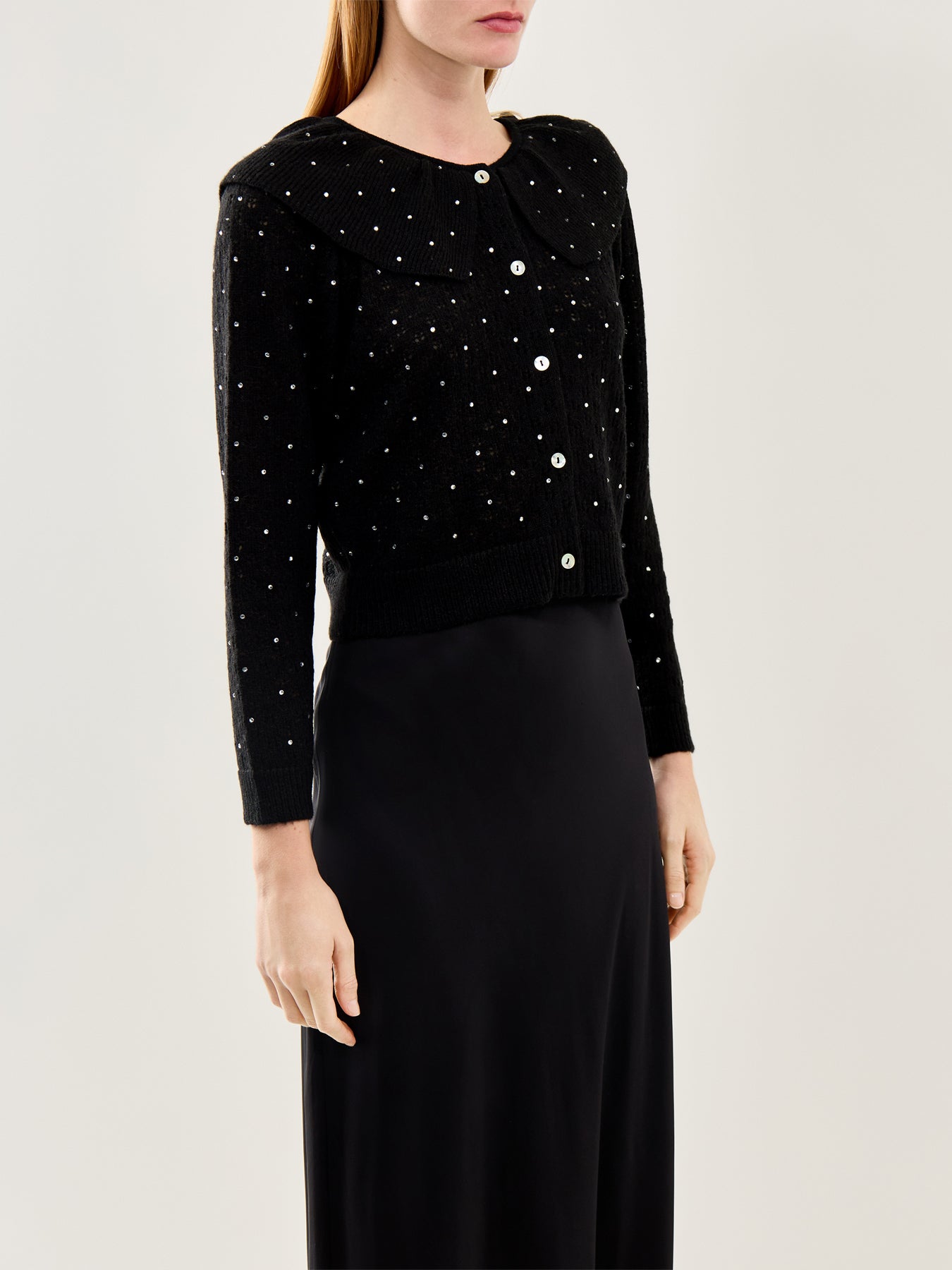 Jelena Cardigan Crystal Black