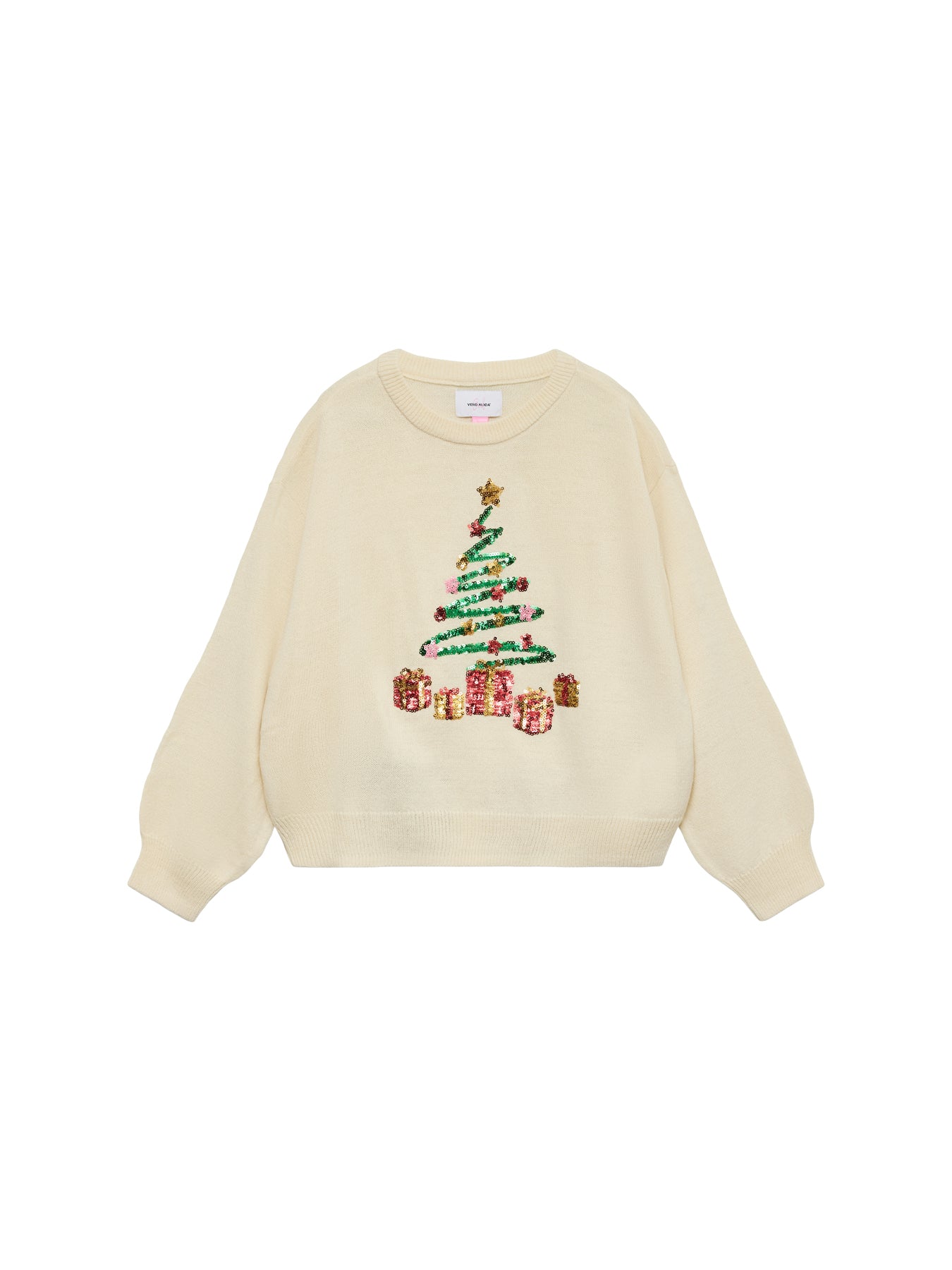 Glitter Knit Christmas Jumper Birch