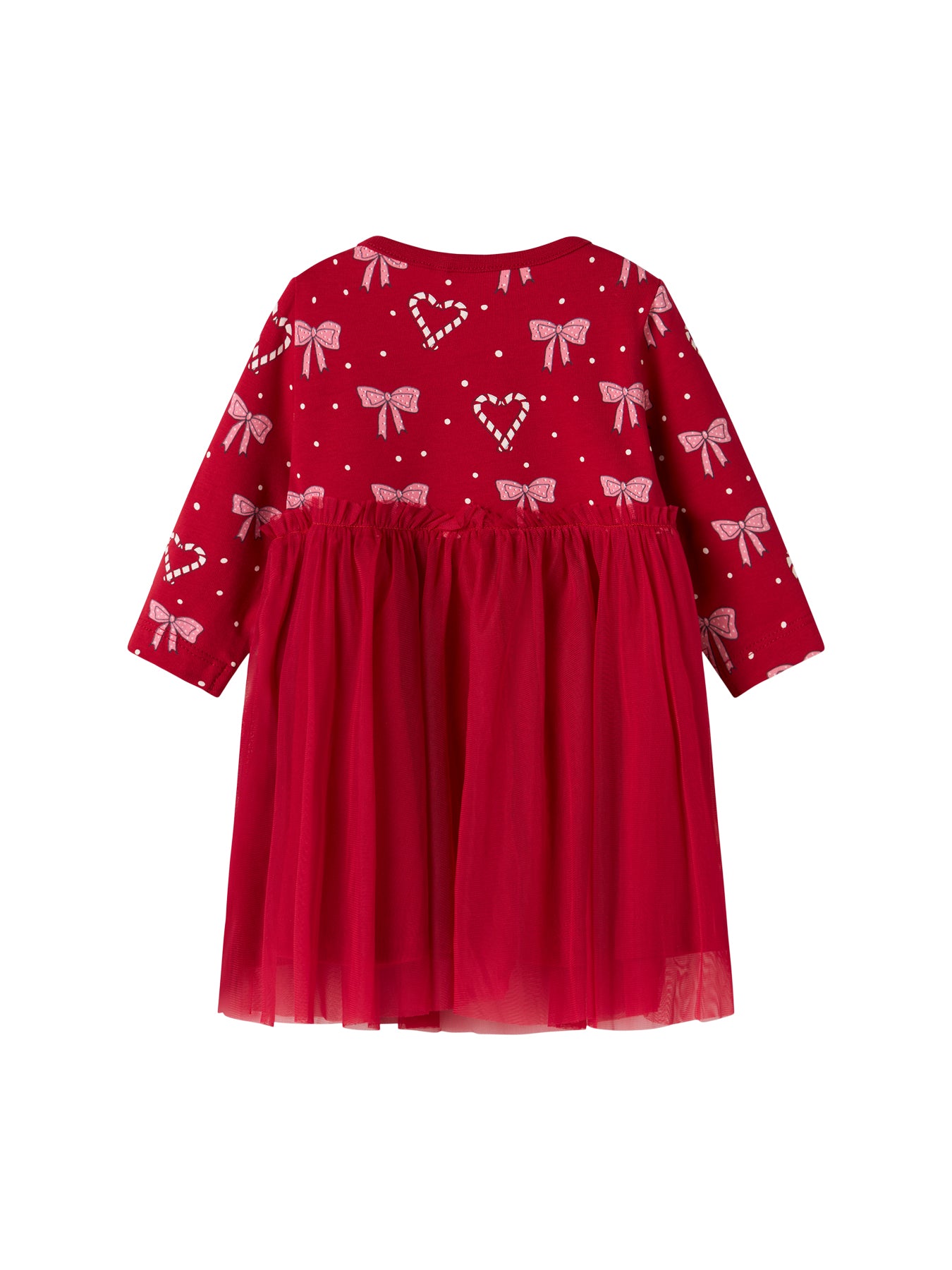 Long Sleeve Dress Jester Red