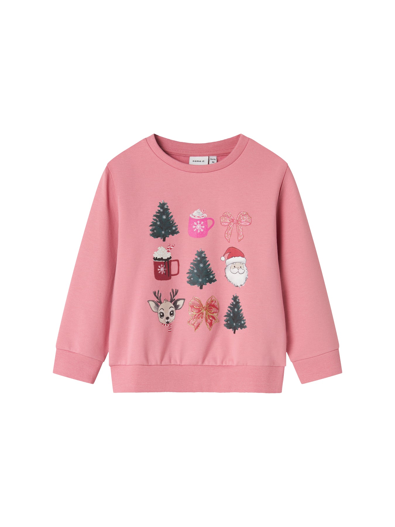 Long Sleeve Regular Fit Top Wild Rose