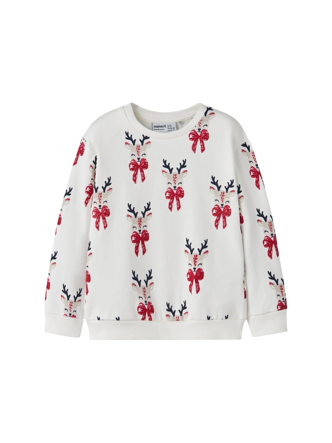 Long Sleeve Regular Fit Sweatshirt Cloud Dancer