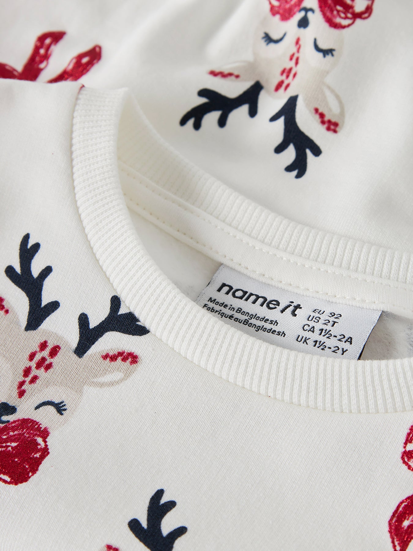 Long Sleeve Regular Fit Sweatshirt Cloud Dancer