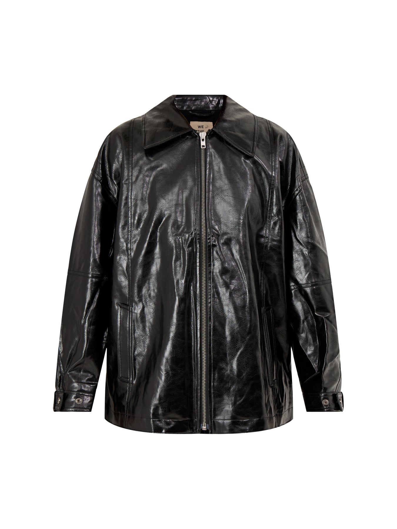Sloane Vegan Leather Jacket Black