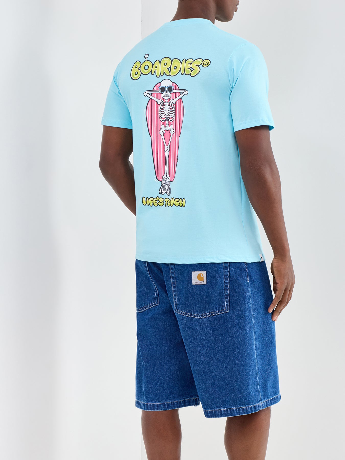 Graphic Cotton T-Shirt Blue
