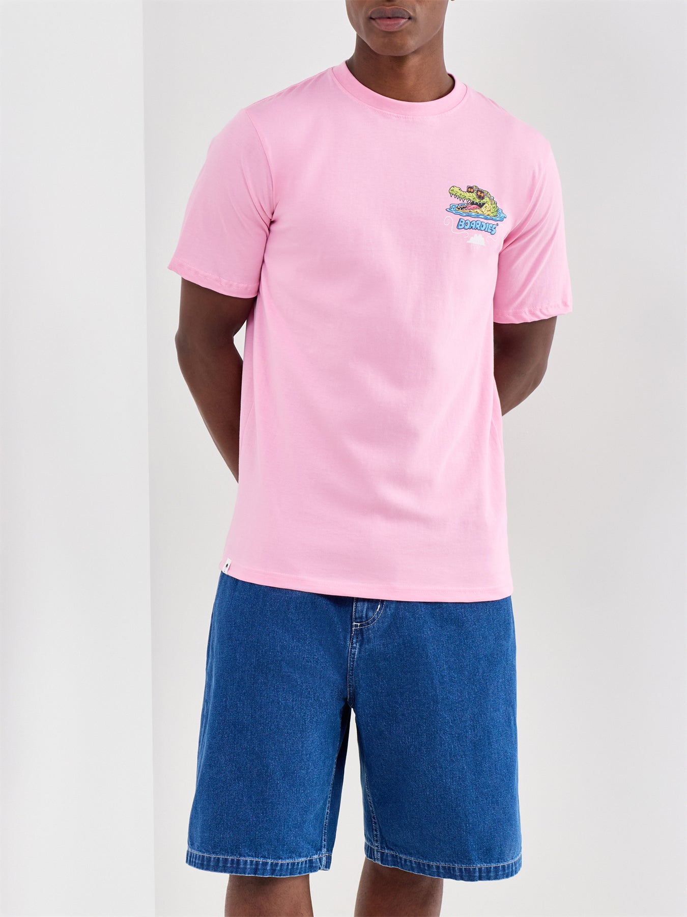 Graphic Cotton T-Shirt Pink