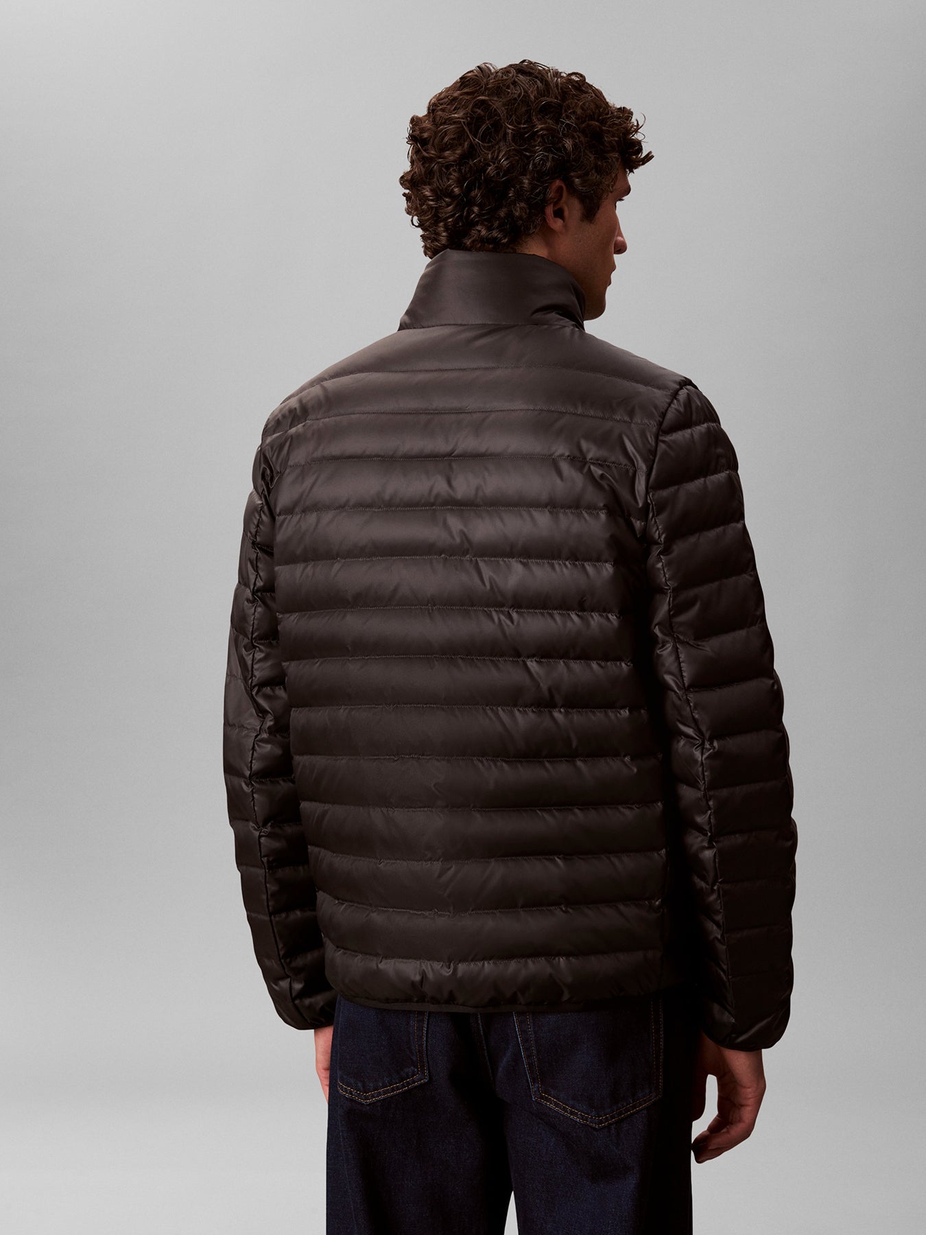 Nylon Channel Jacket Black