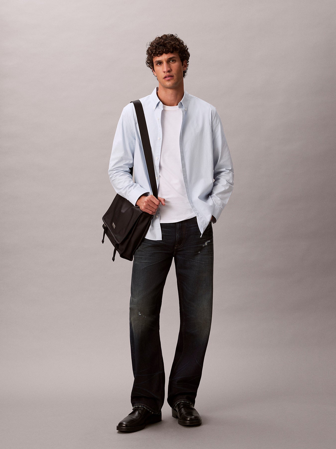 Classic Oxford Button-Down Shirt Blue