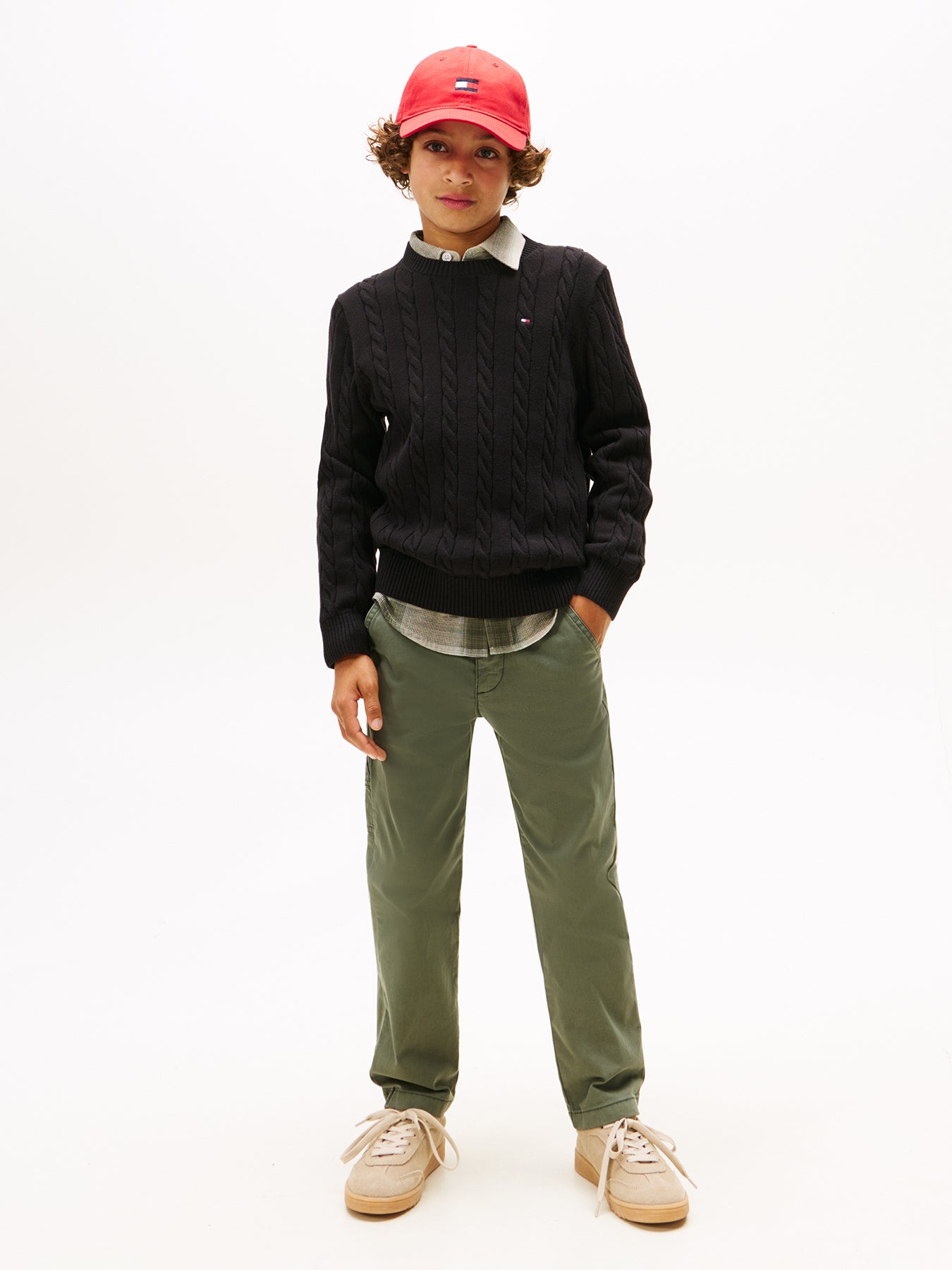 Cable Knit Crew Neck Jumper