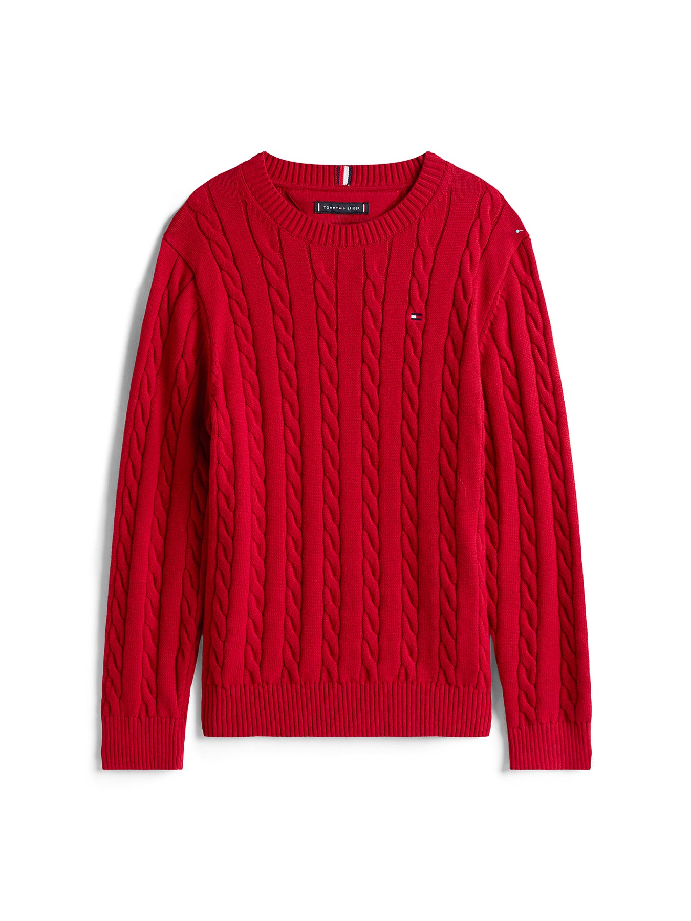 Cable Knit Crew Neck Jumper