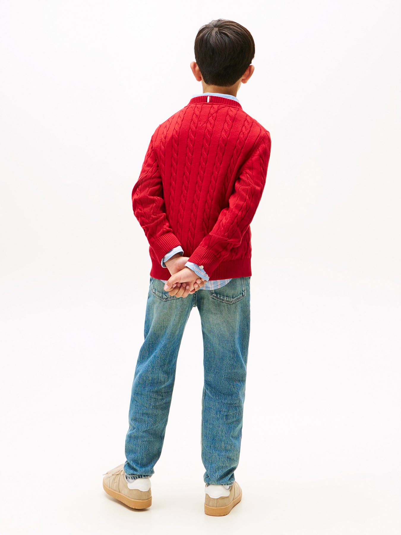 Cable Knit Crew Neck Jumper