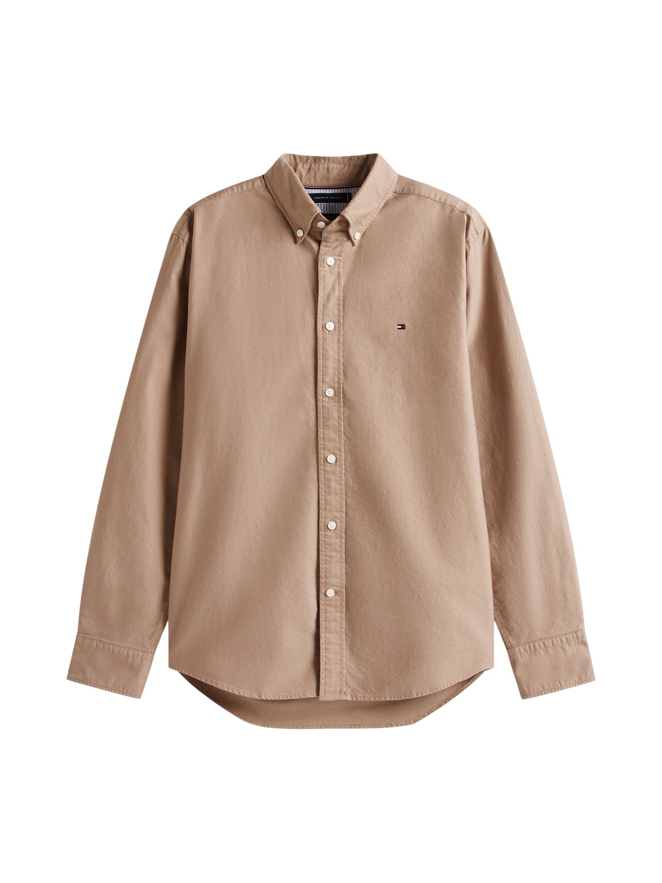 Regular Fit Flag Embroidery Oxford Shirt